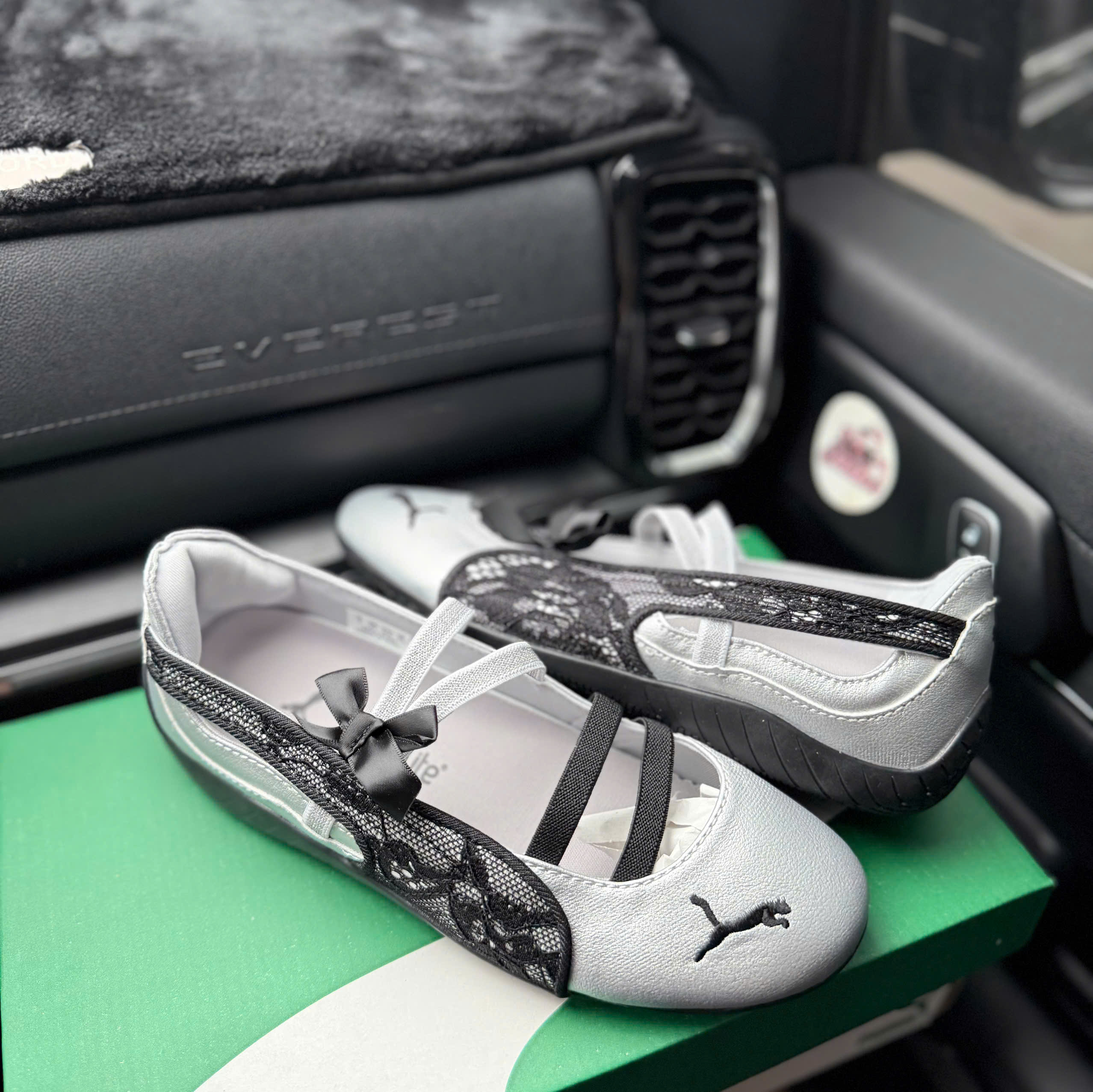 bb puma ren nơ bạc