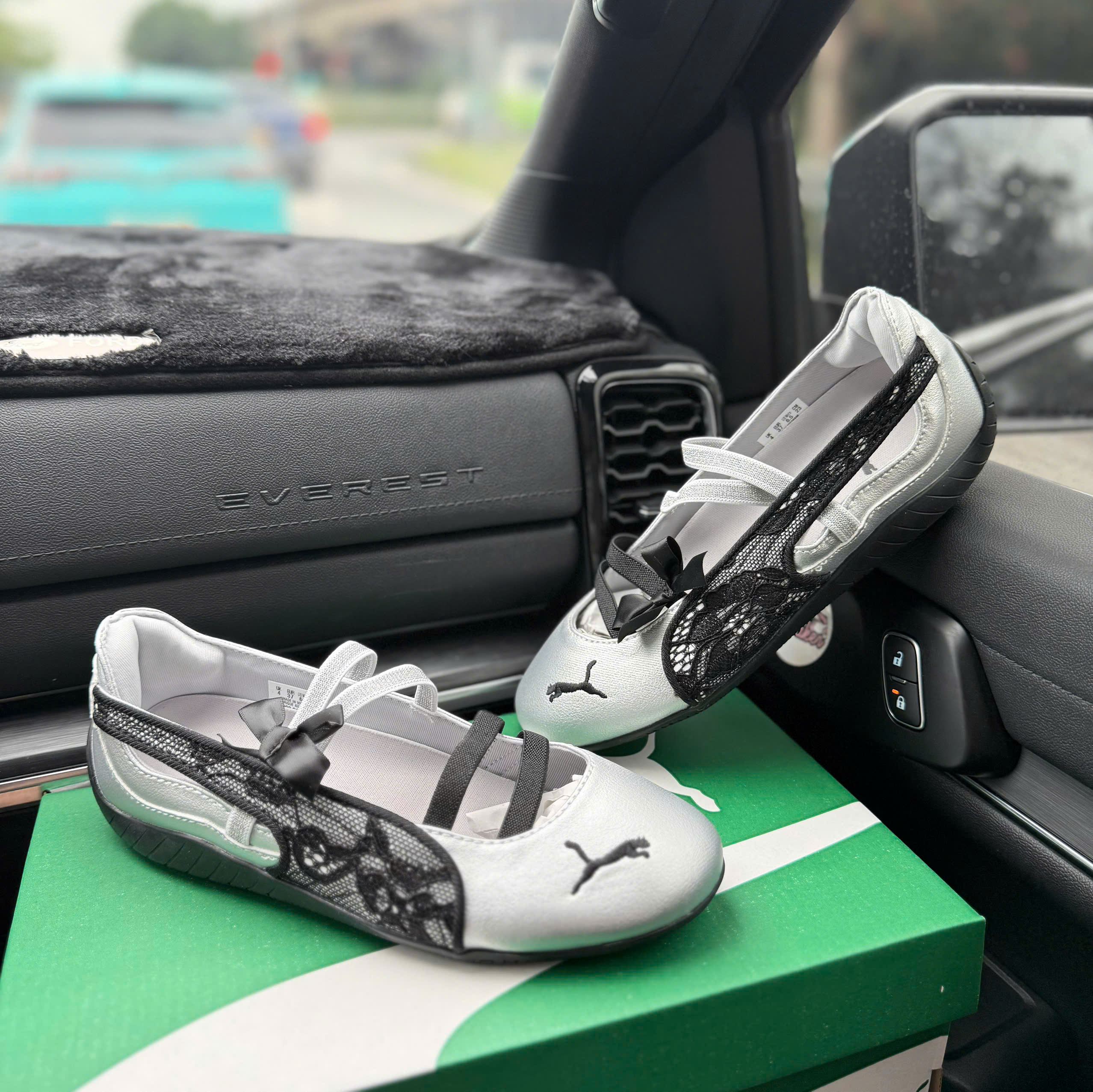 bb puma ren nơ bạc