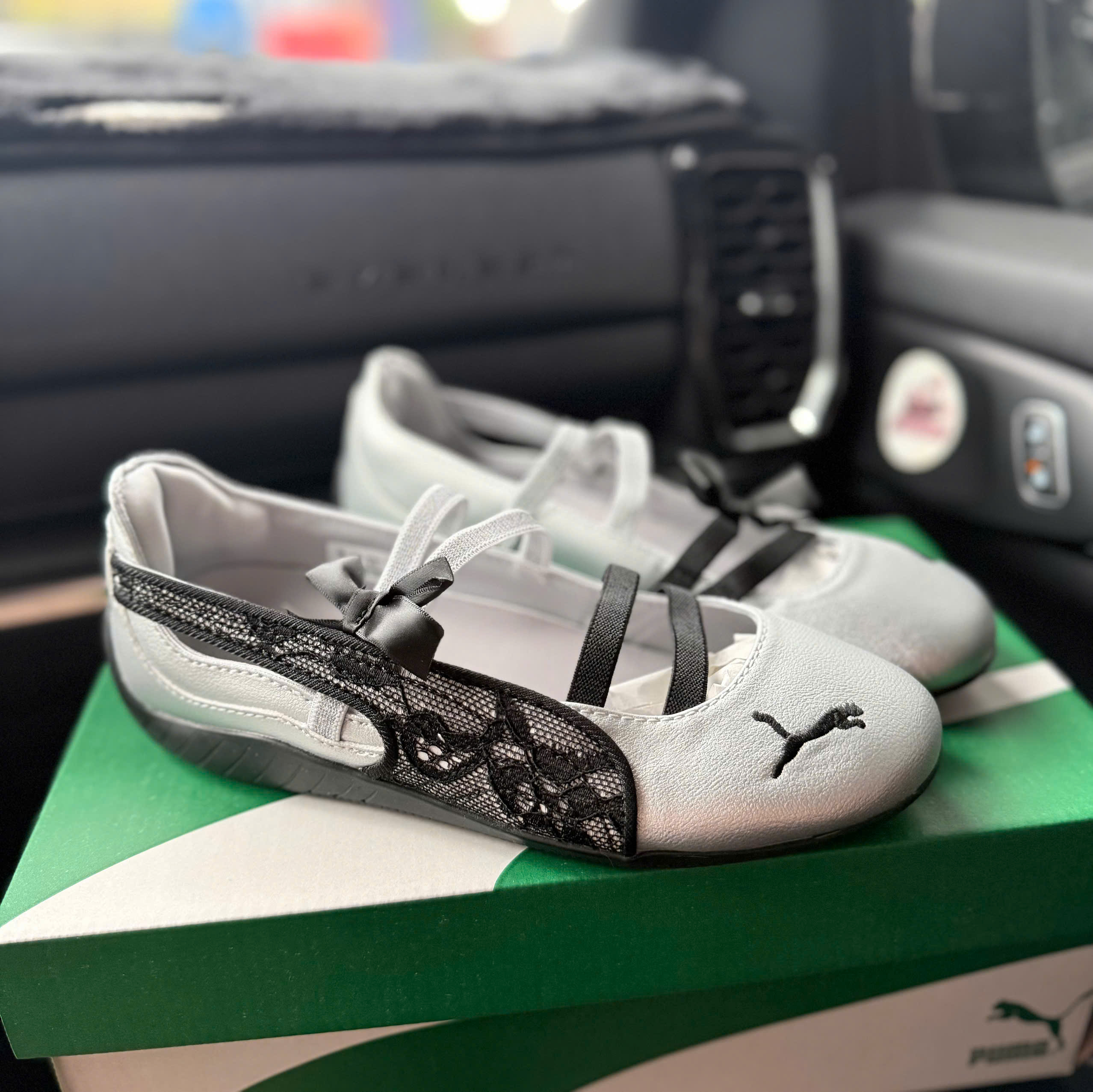 bb puma ren nơ bạc