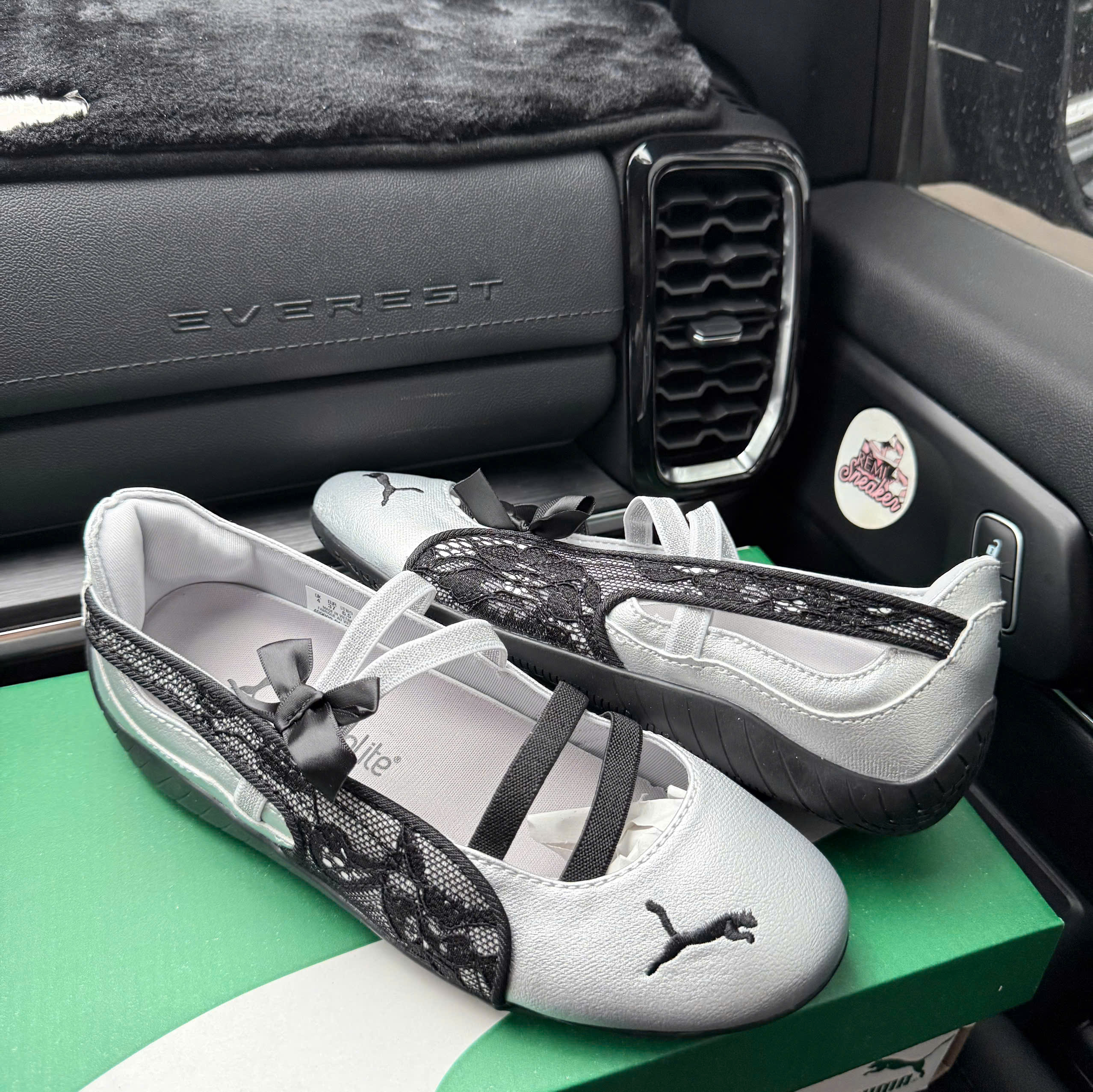 bb puma ren nơ bạc