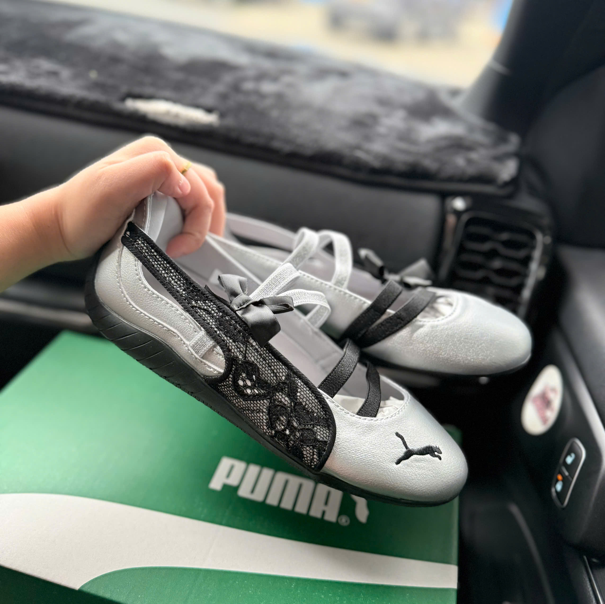 bb puma ren nơ bạc