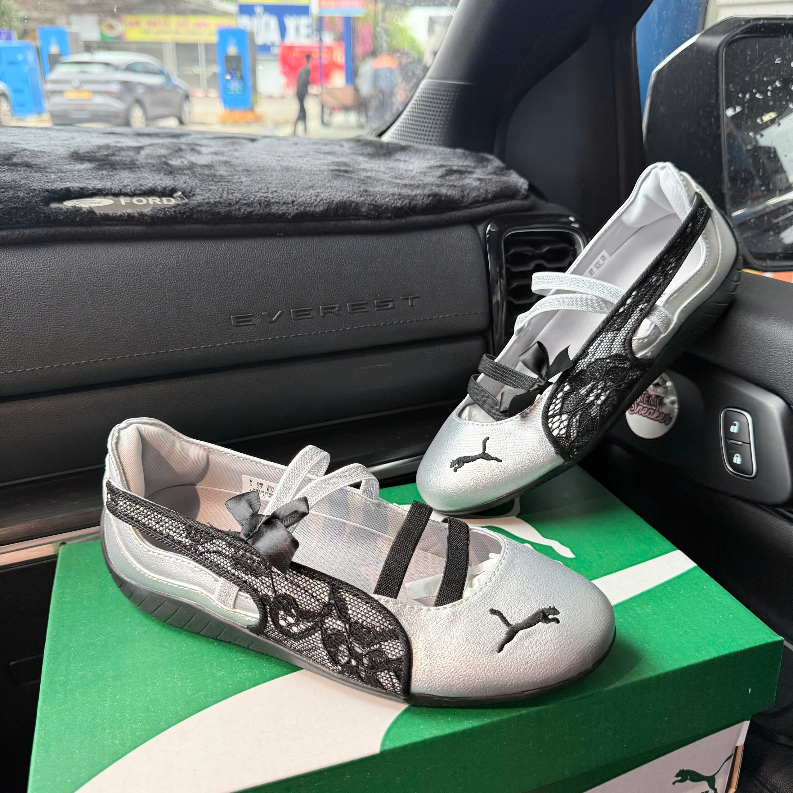 bb puma ren nơ bạc