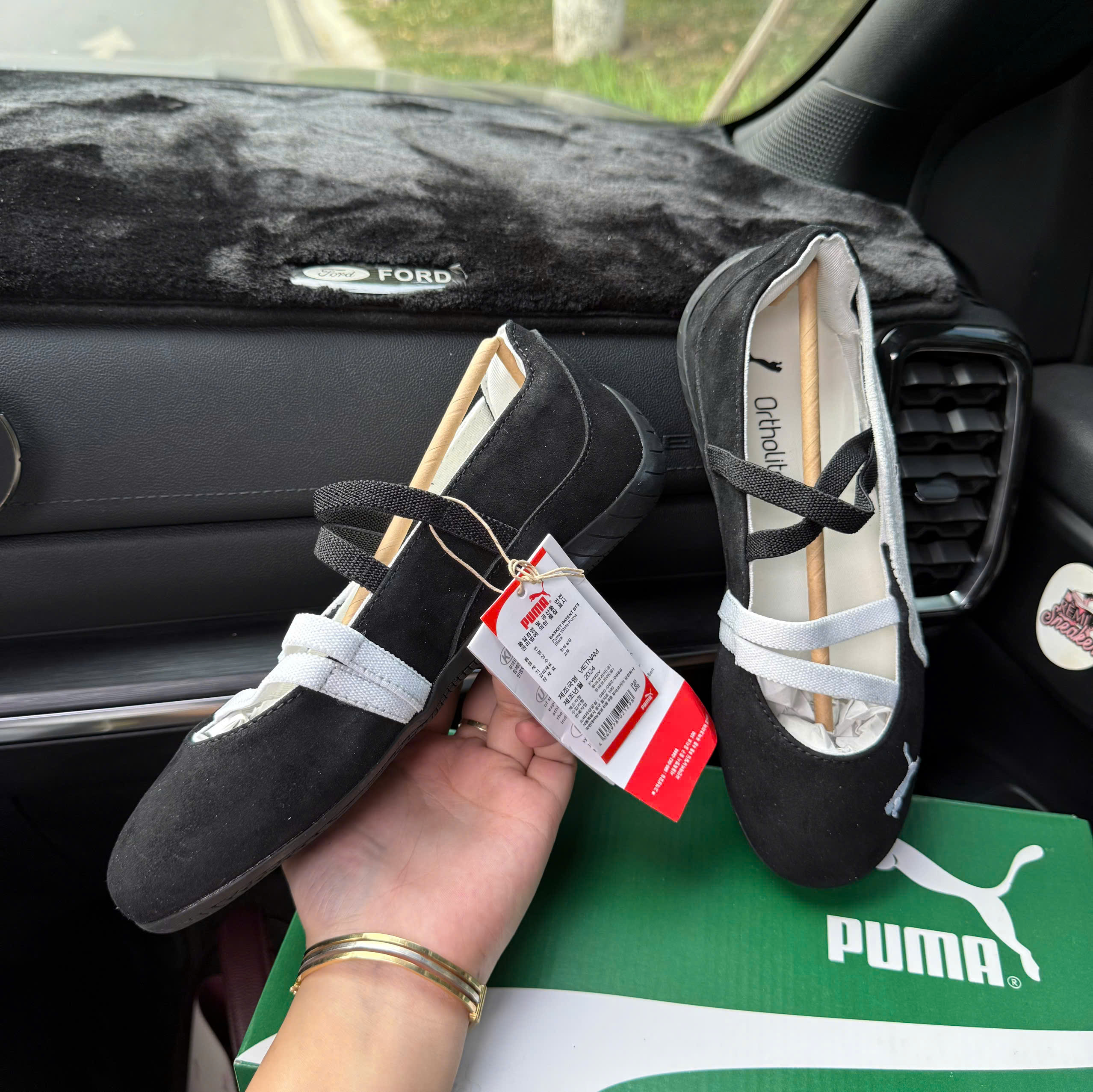 bb puma đen trắng