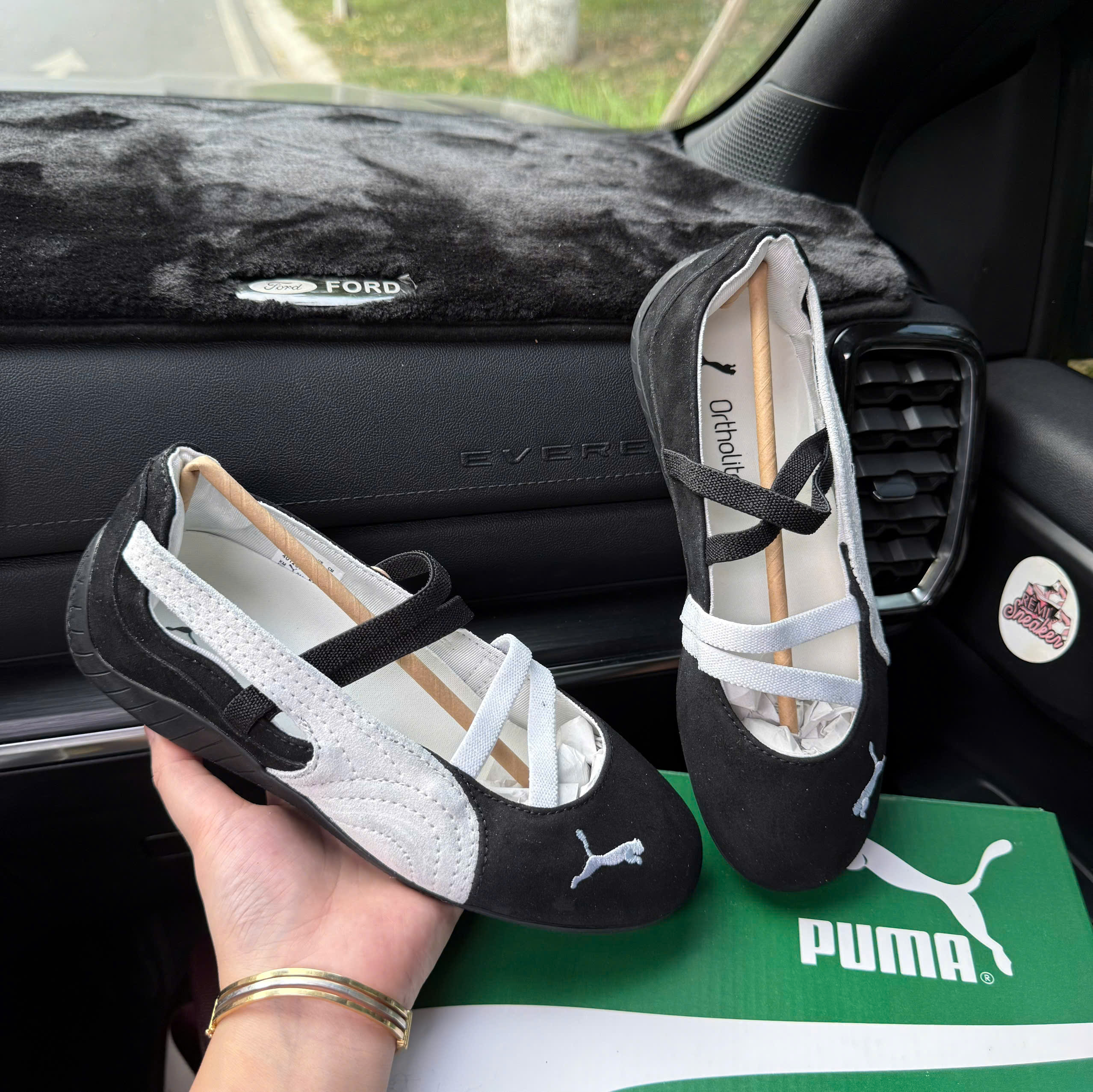 bb puma đen trắng