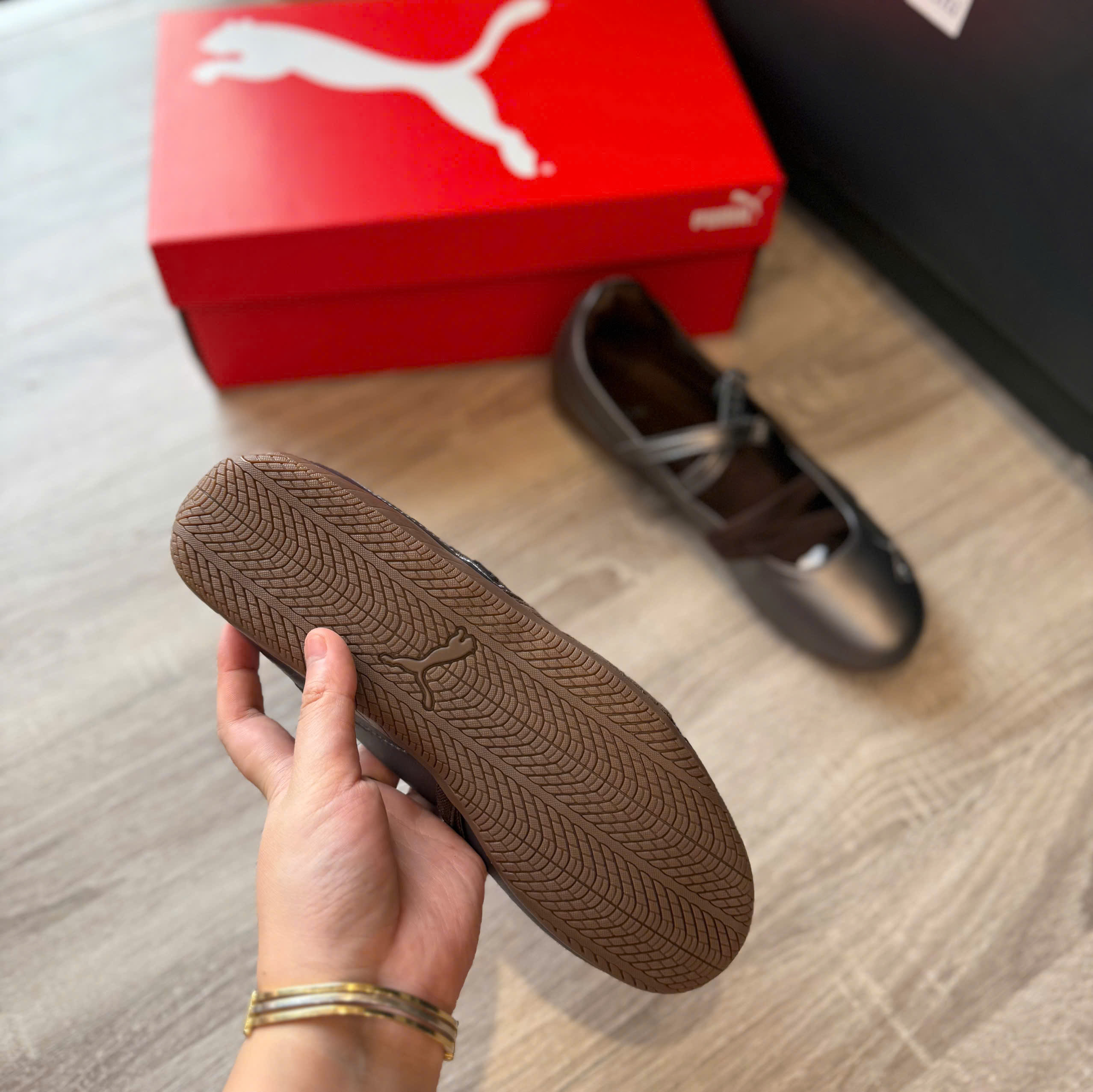 bb puma nâu mũi da