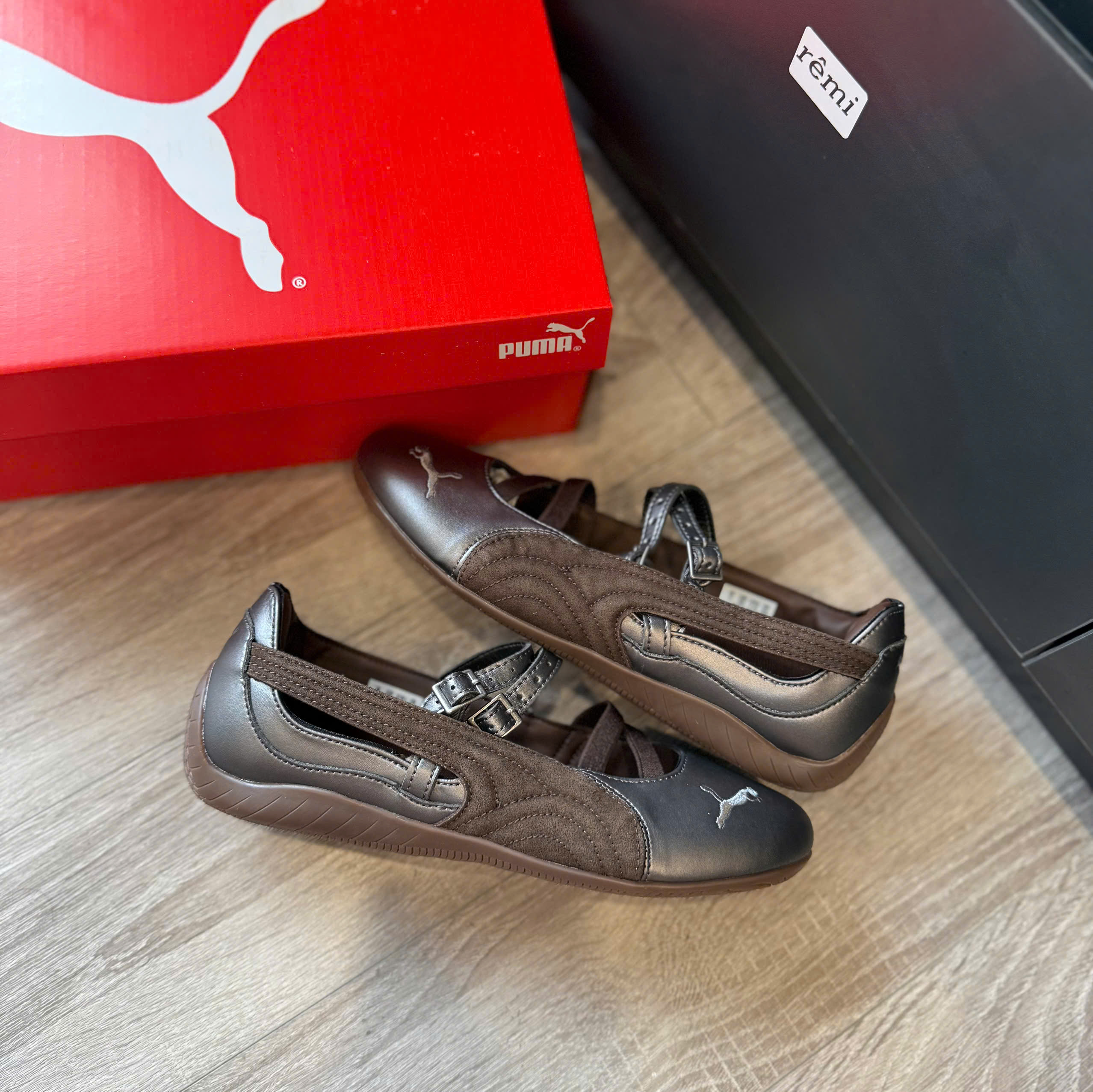 bb puma nâu mũi da