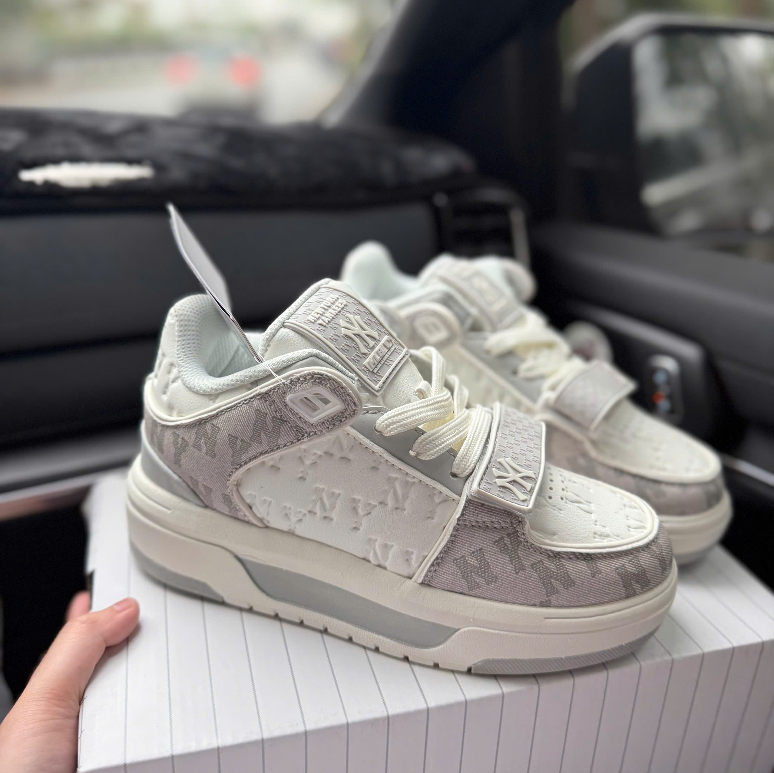 mlb liner dán xám (bản mới)