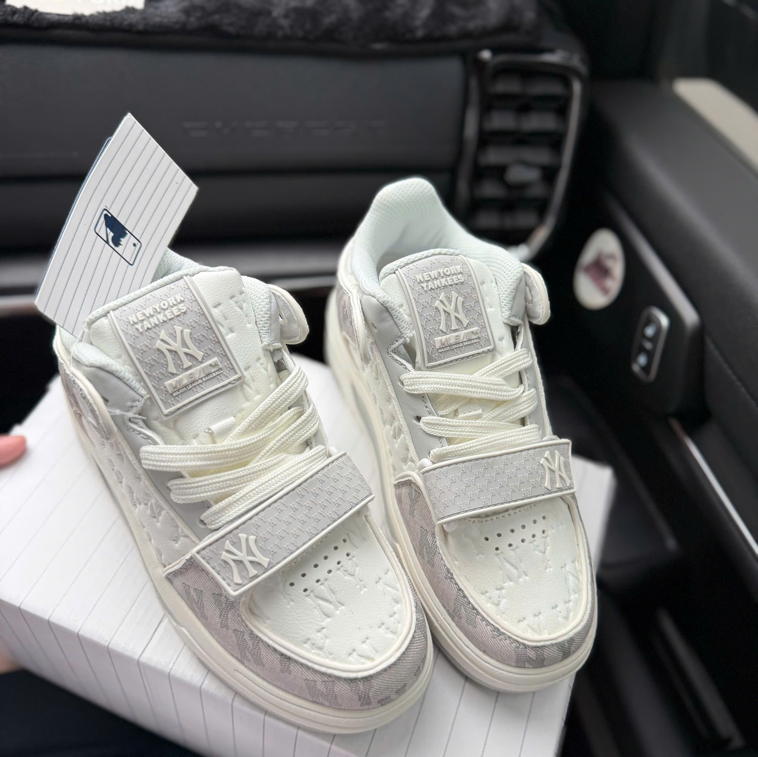 mlb liner dán xám (bản mới)