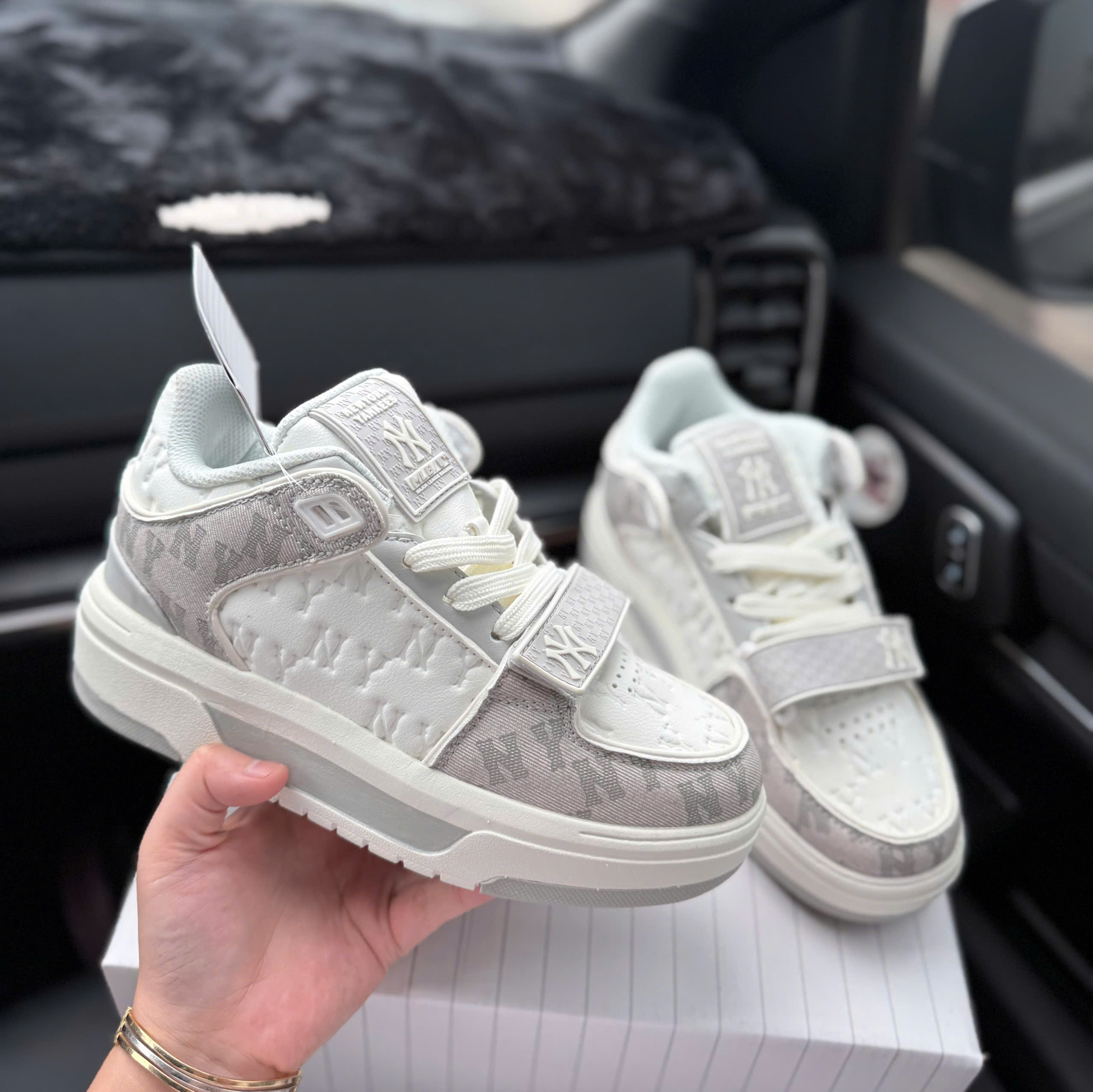 mlb liner dán xám (bản mới)