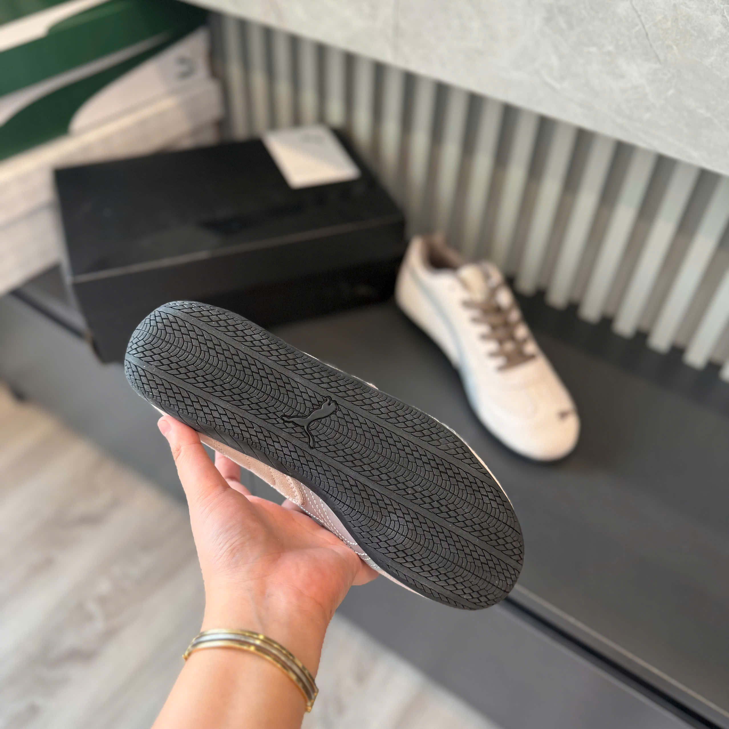 puma speedcat xám bạc