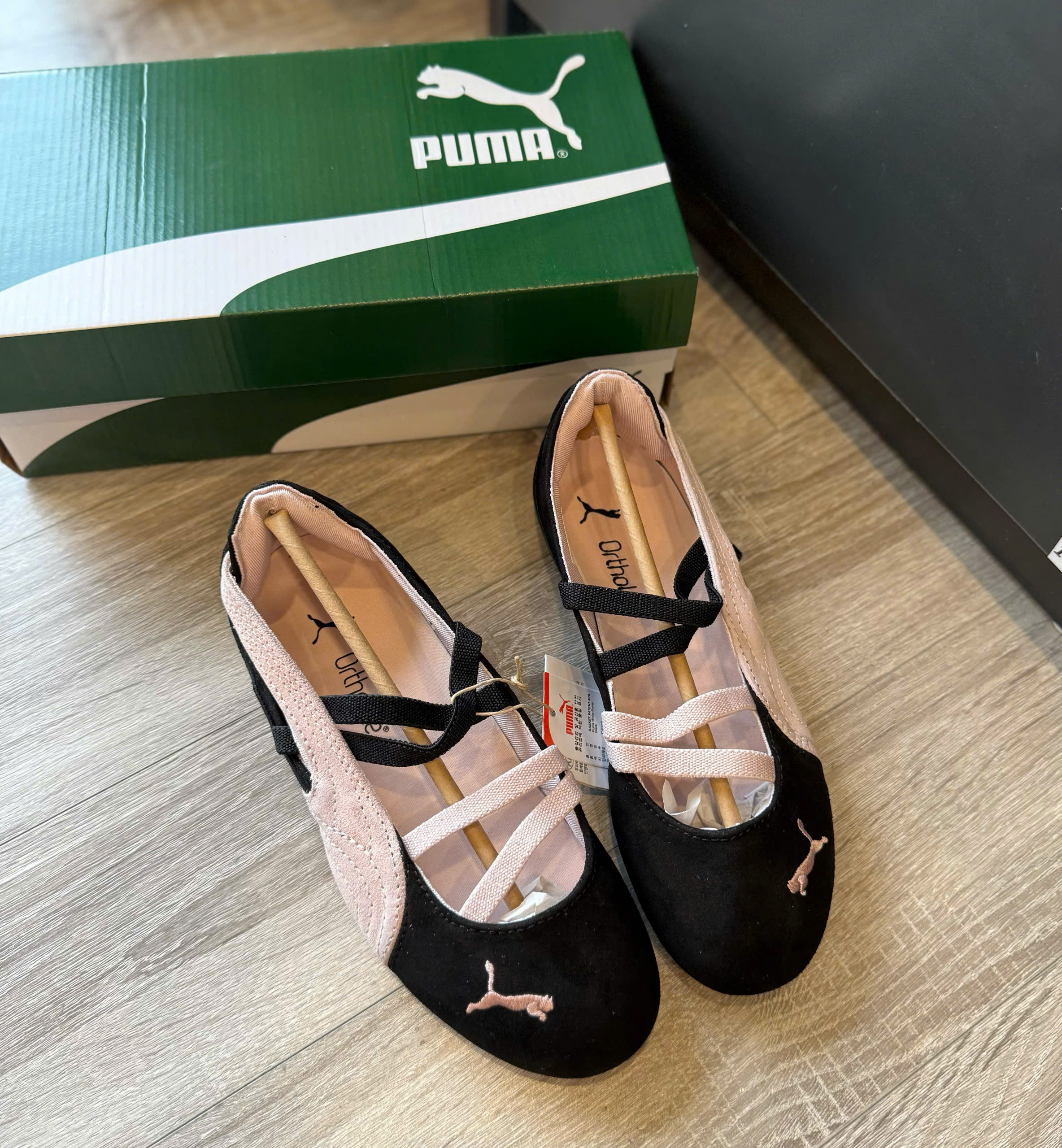 bb puma đen hồng