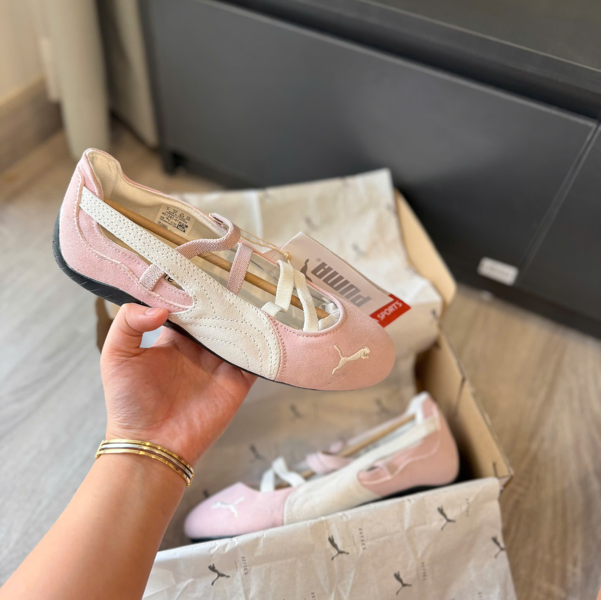 bb puma hồng xám