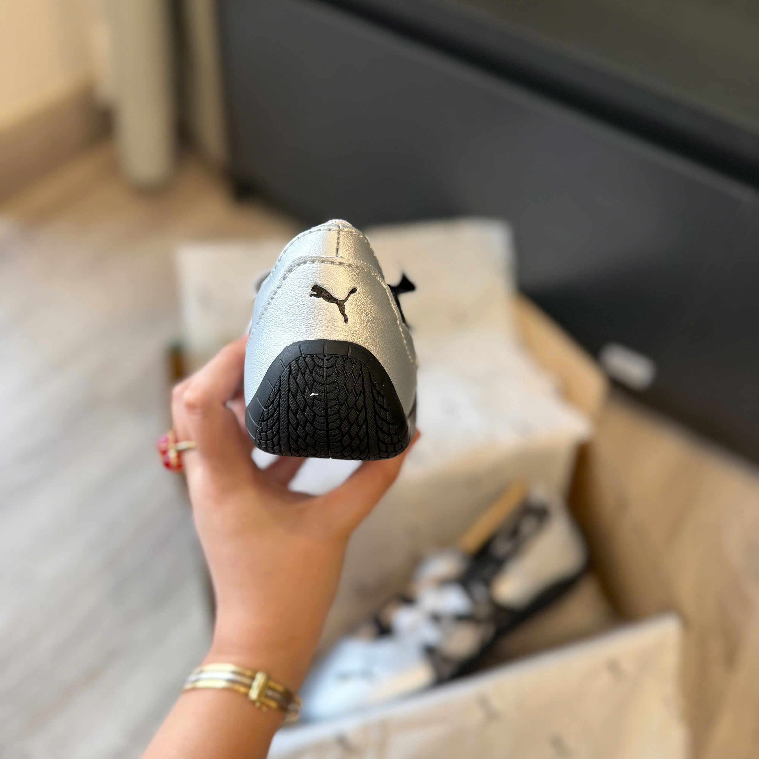 bb puma ren nơ bạc