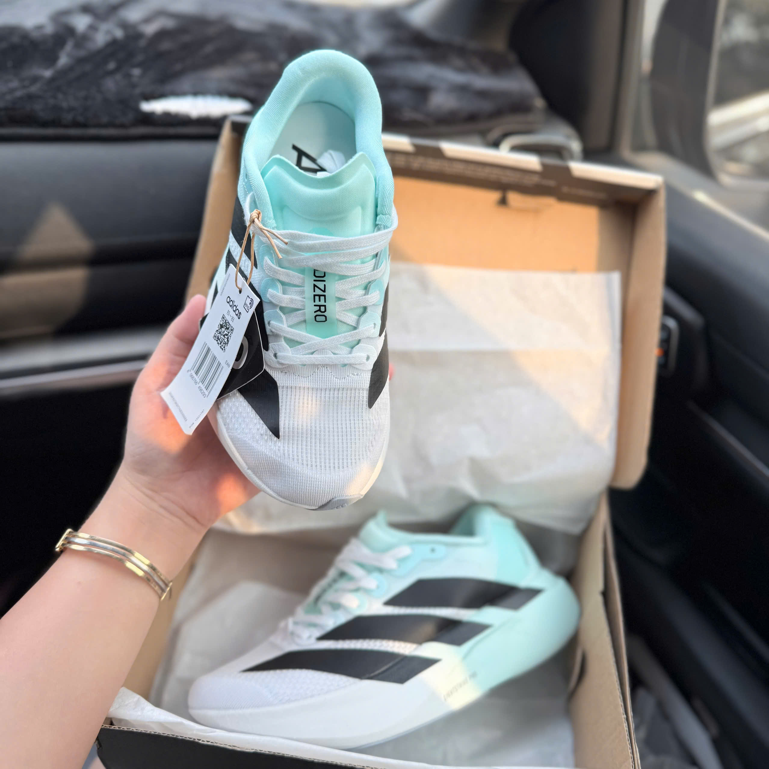 adizero evo xanh mint