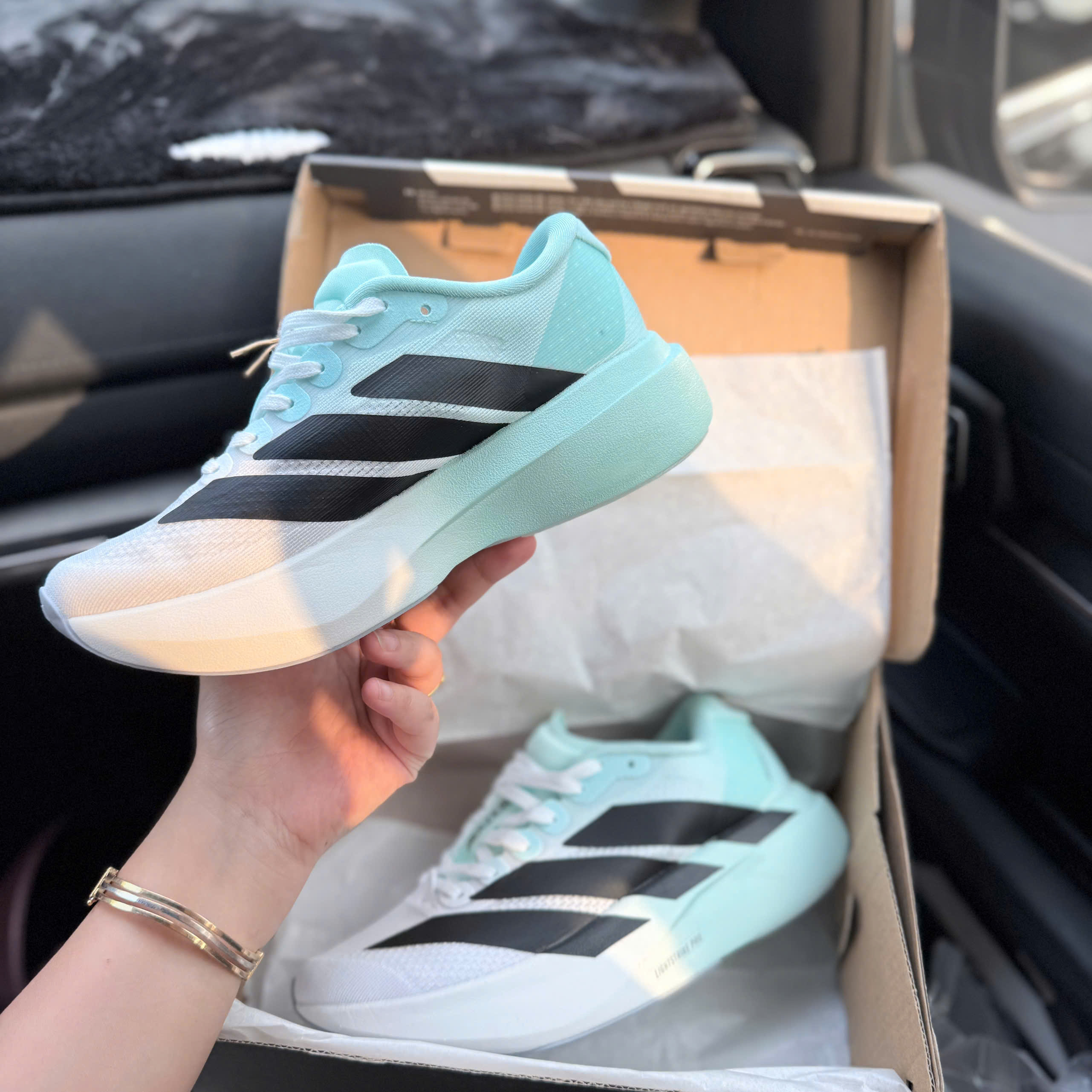 adizero evo xanh mint