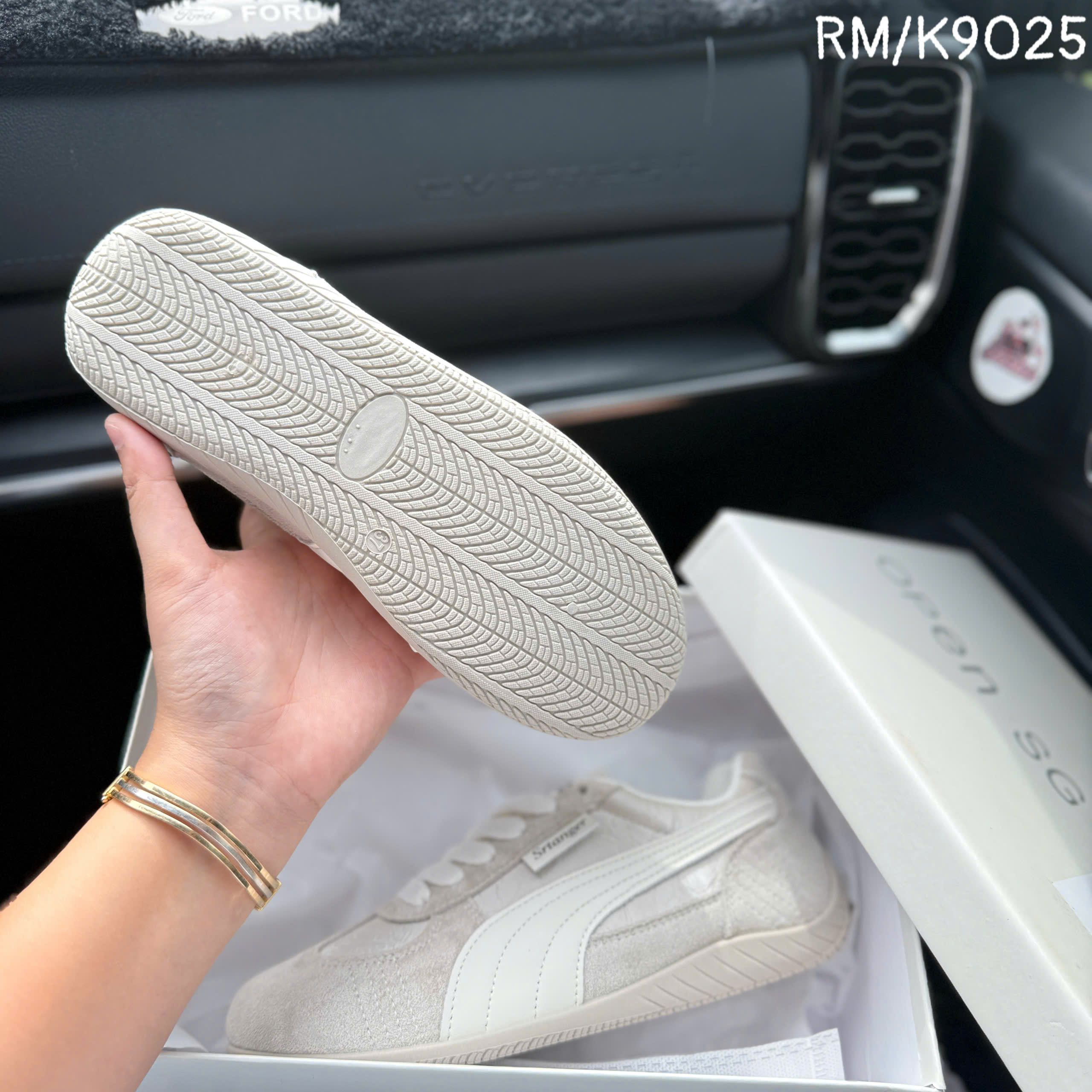 Giày open SG (K9025) xám kem