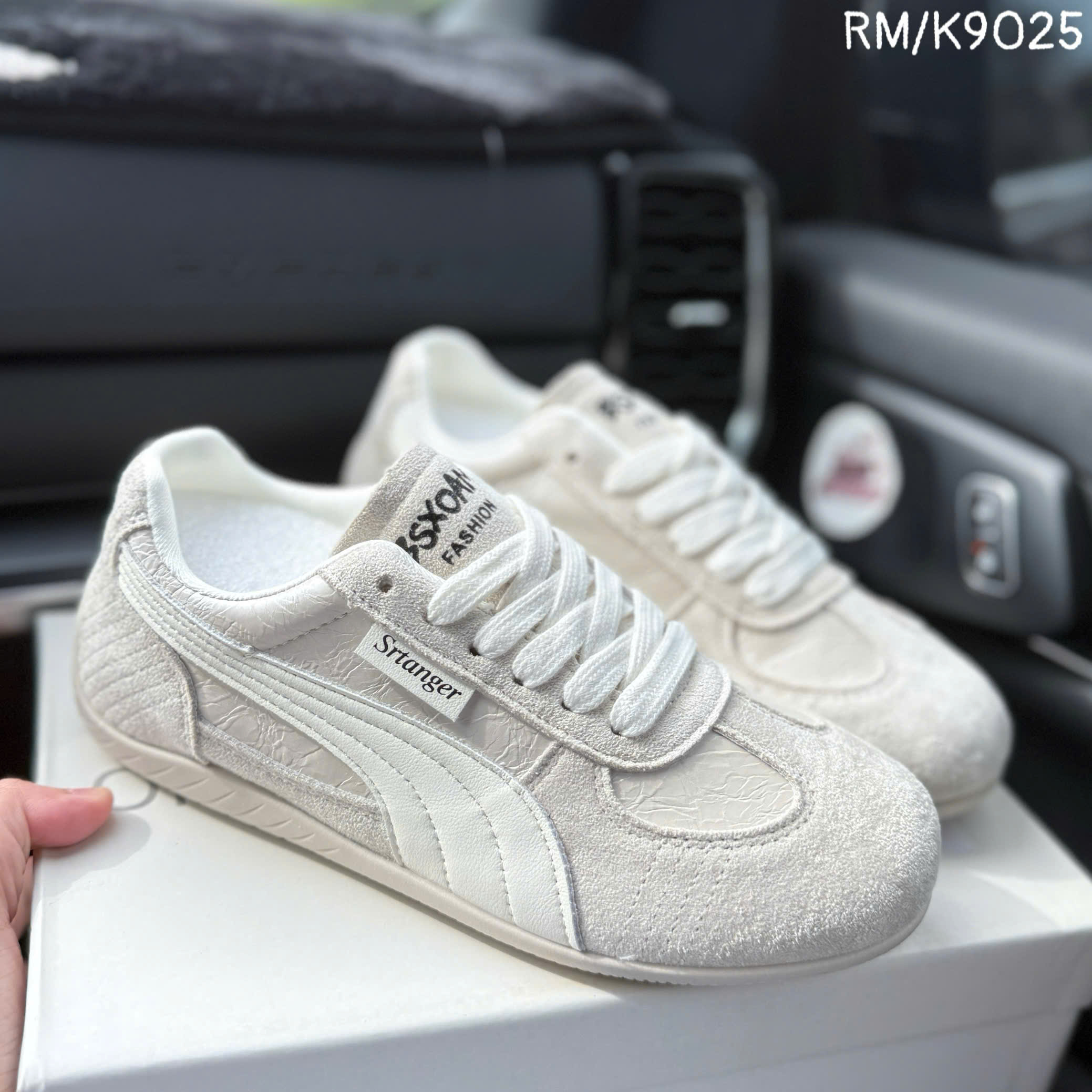 Giày open SG (K9025) xám kem