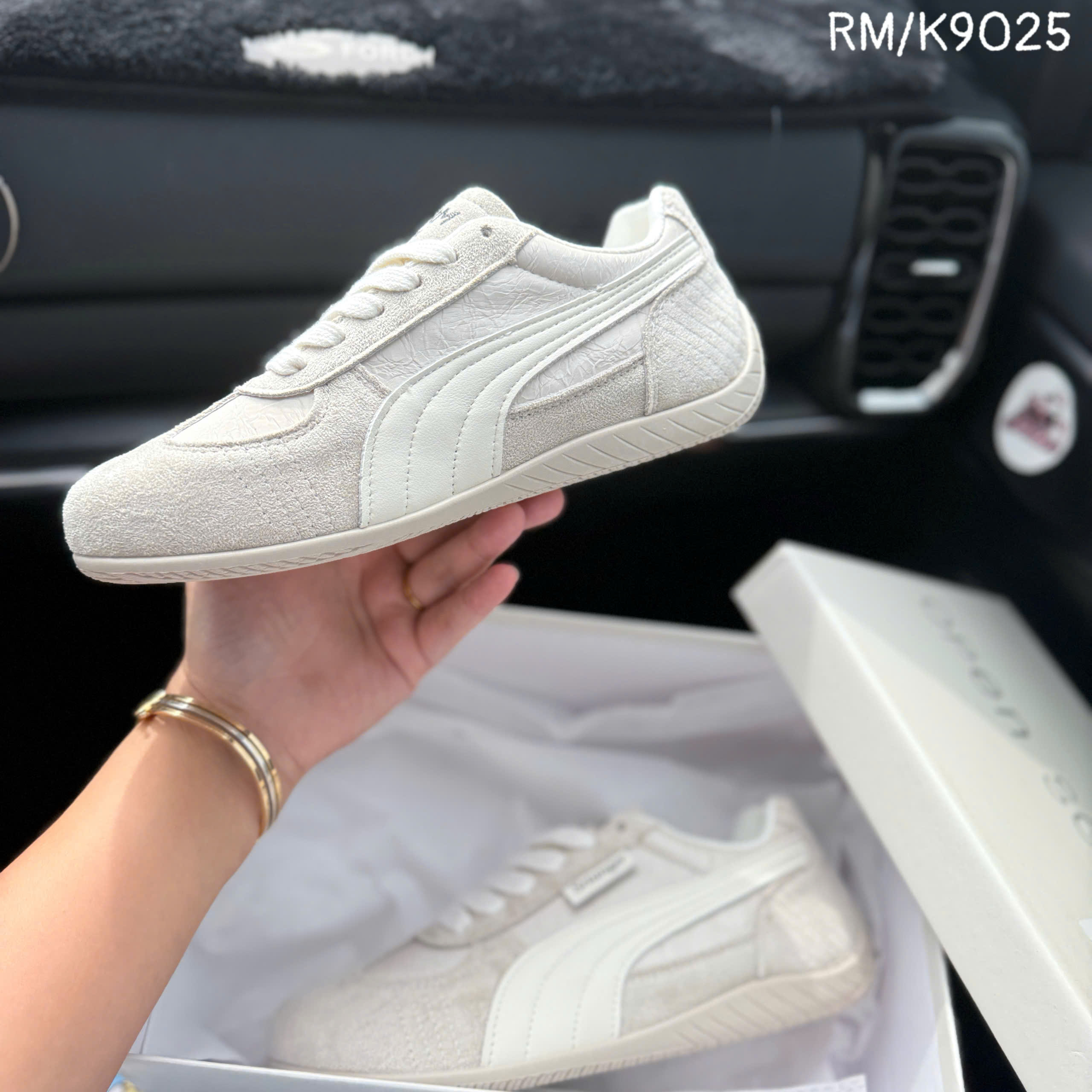 Giày open SG (K9025) xám kem