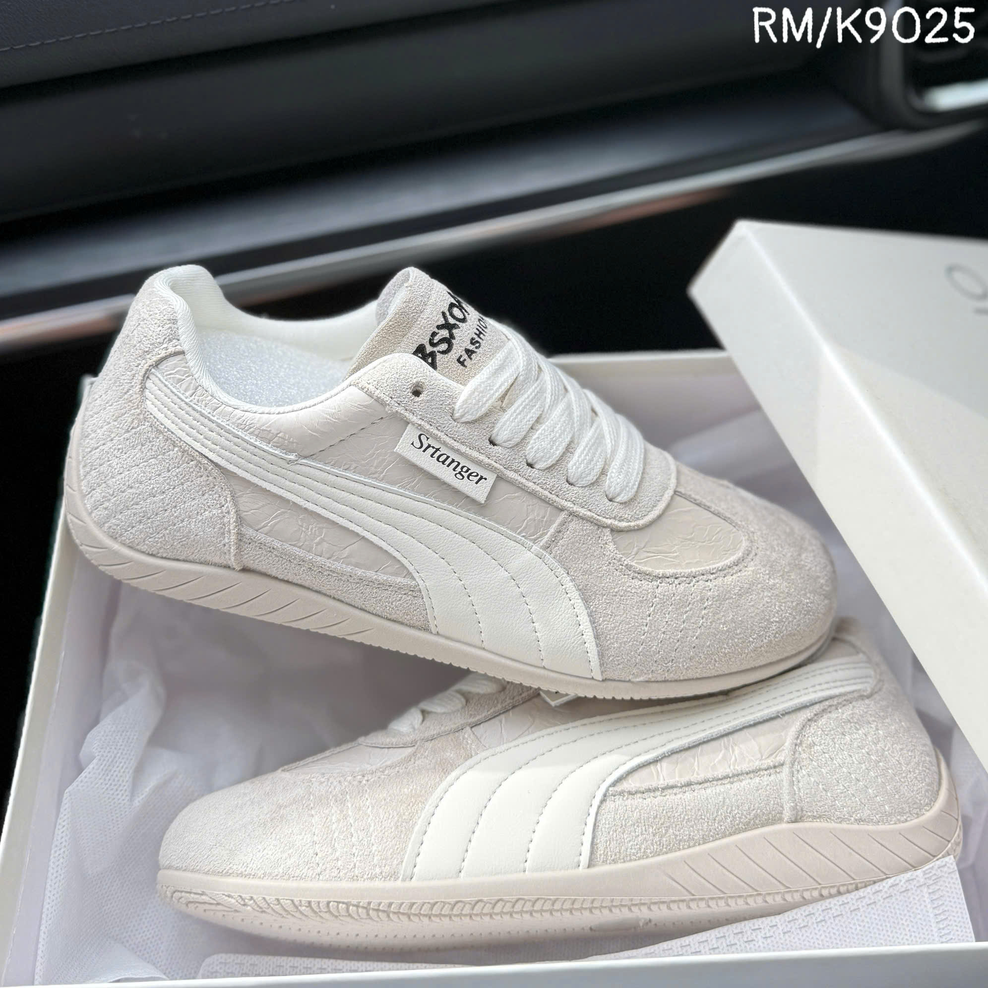Giày open SG (K9025) xám kem