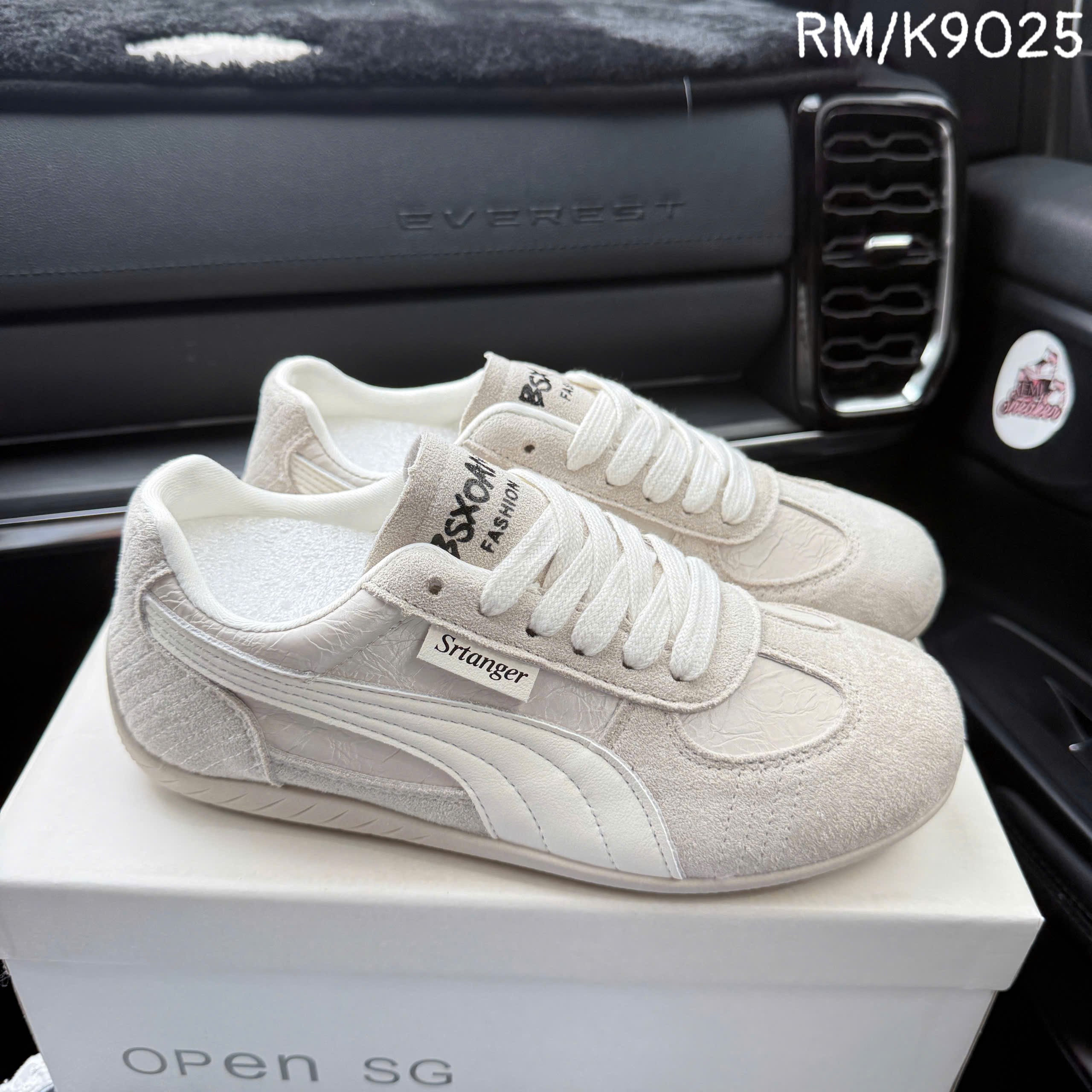 Giày open SG (K9025) xám kem