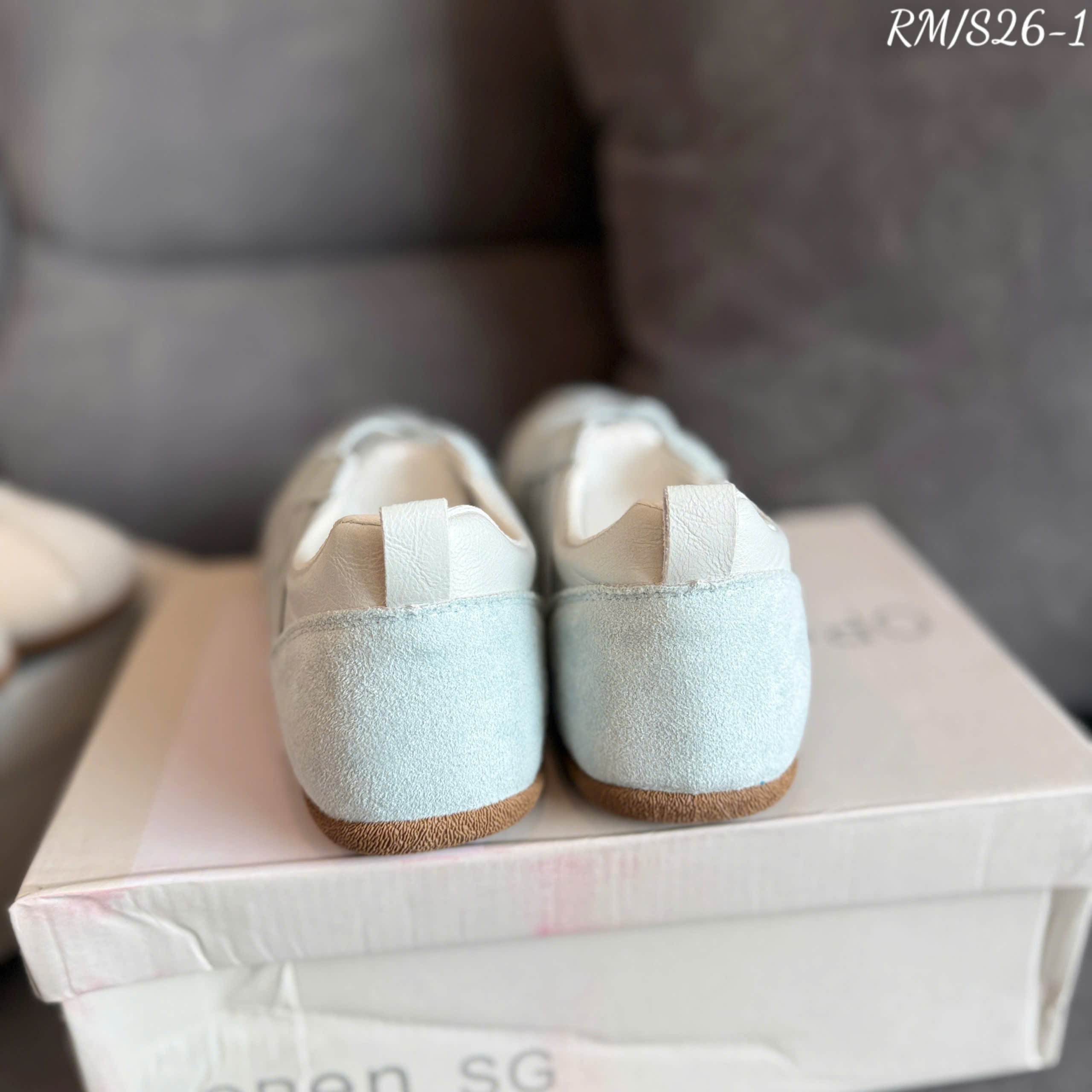giày thể thao S26-1 xám be