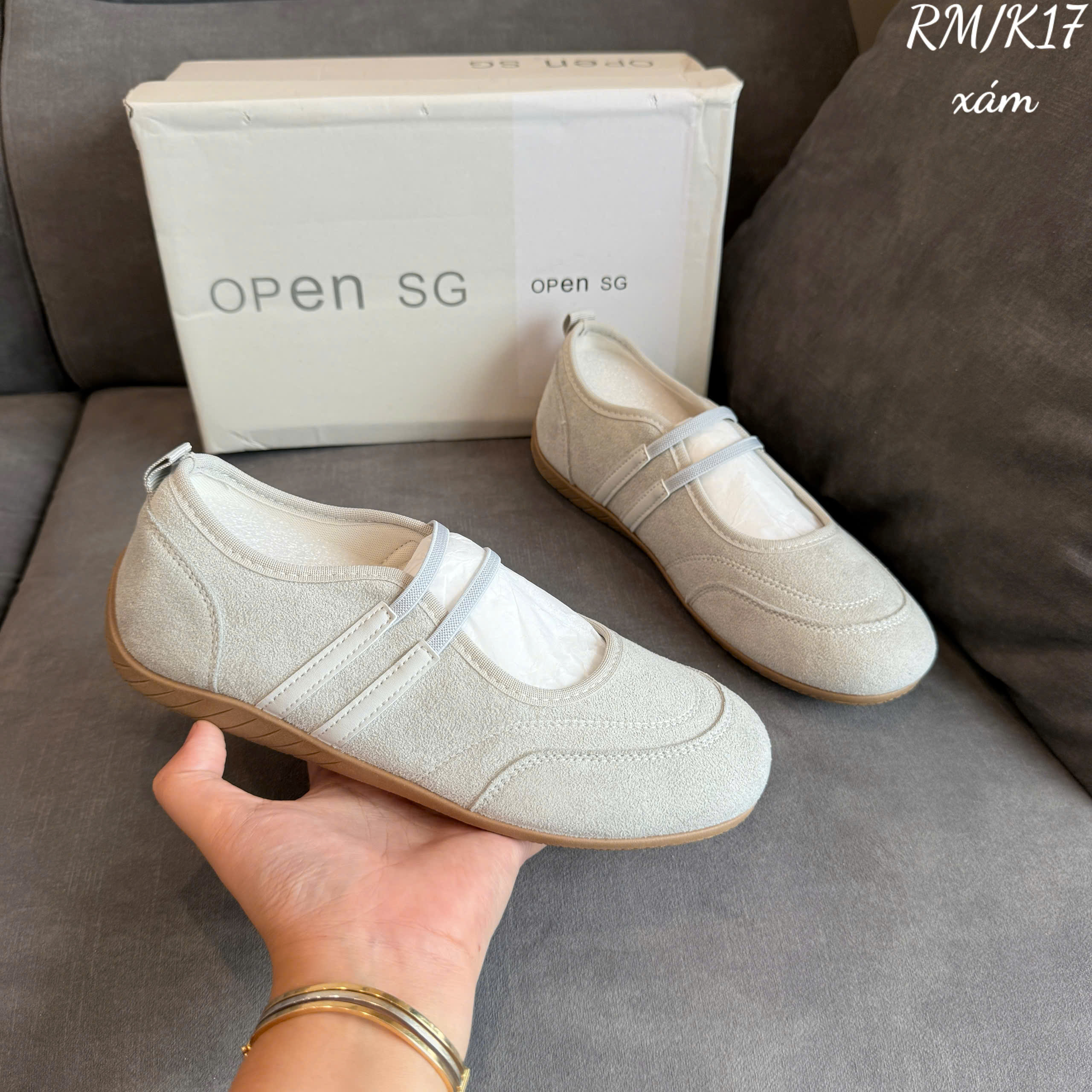 k17 - giày bb quai chun