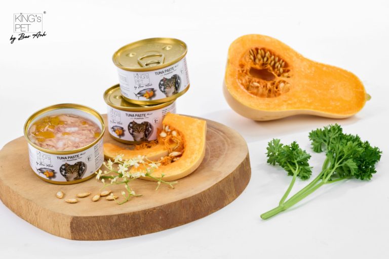 PATE LON CÁ NGỪ JELLY TOPPING BÍ ĐỎ KING'S PET BY BAO ANH 85G