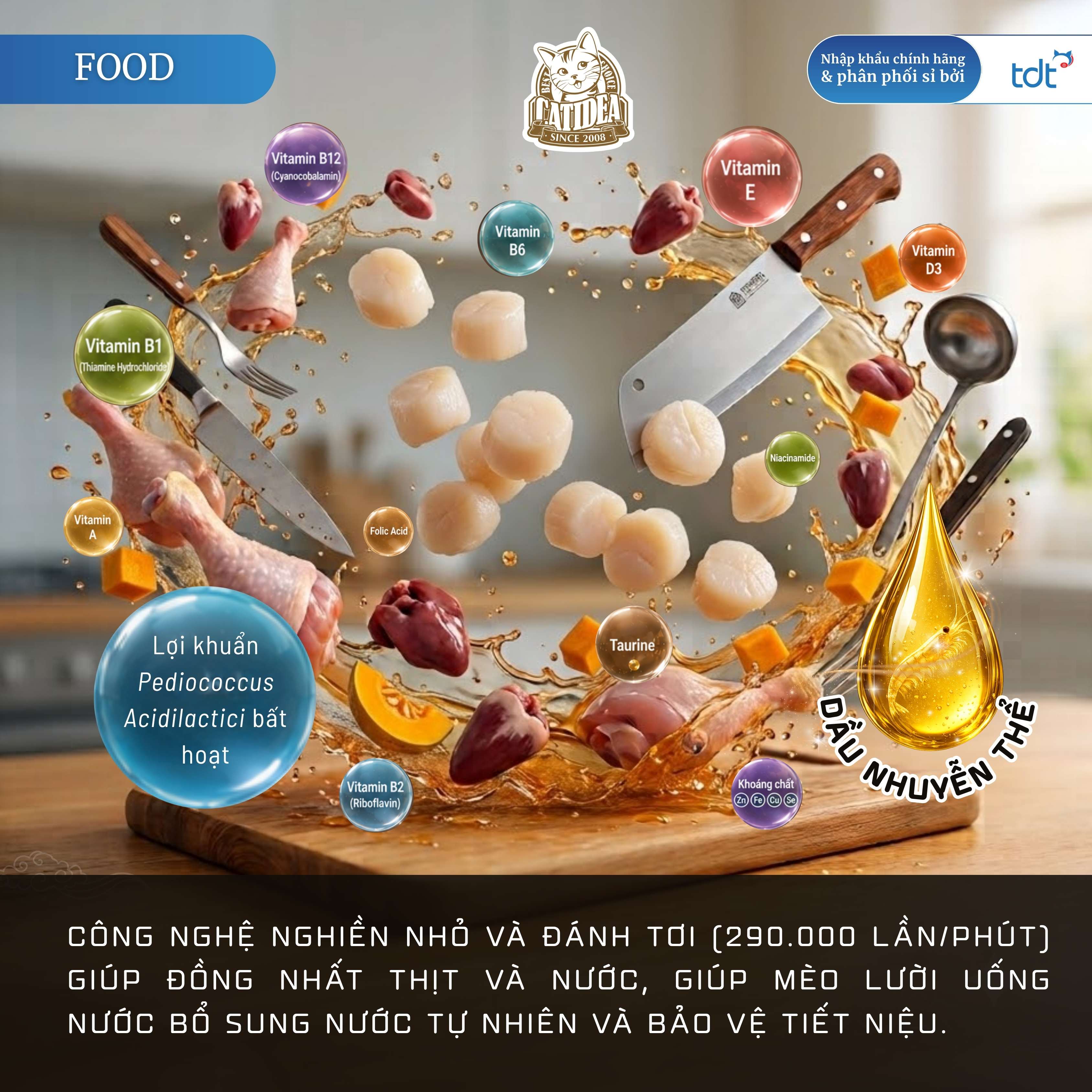 PATE GÓI CATIDEA 35G_SÒ ĐIỆP + BÍ ĐỎ + DẦU NHUYỄN THỂ