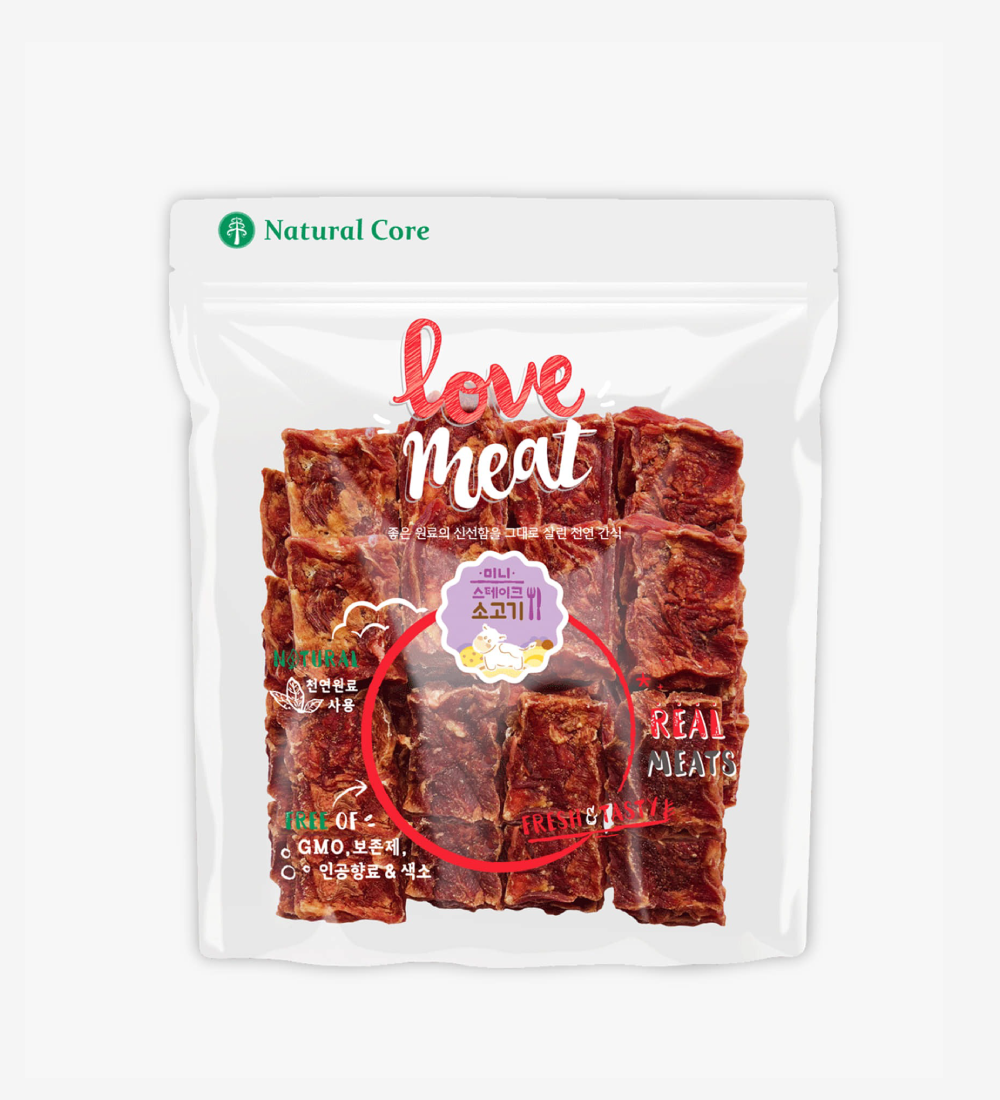 Bít Tết cho Chó Natural Core (Bò, Cừu, Cá Hồi)