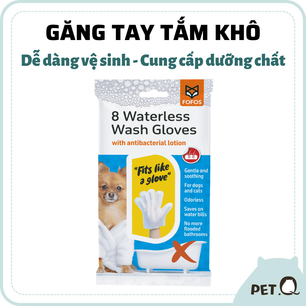 Khăn tắm dùng 1 lần cho thú cưng FOFOS