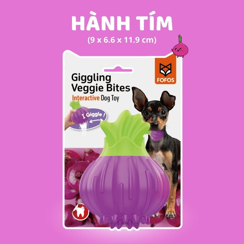 Đồ chơi cắn gặm cho chó hình củ hành FOFOS