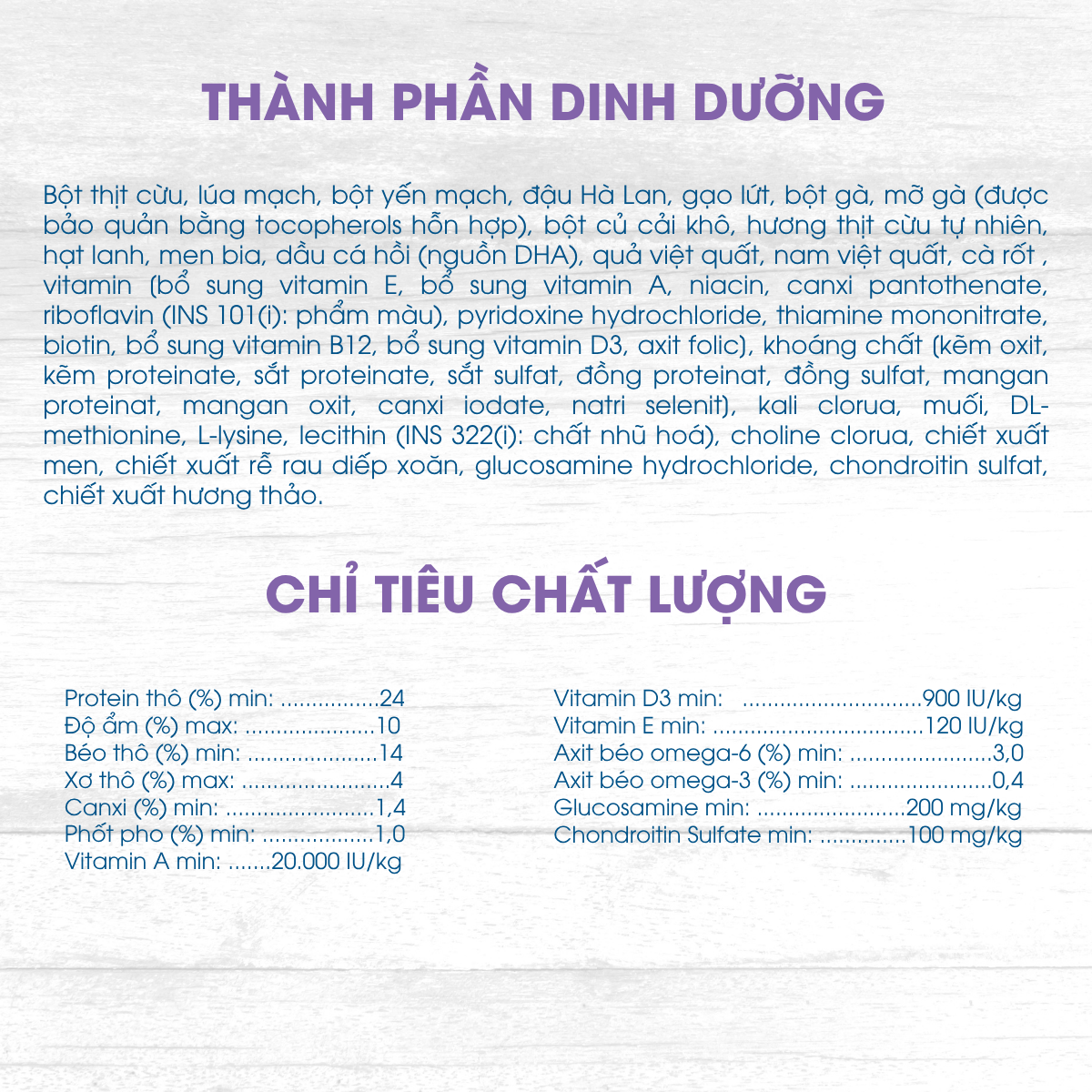 NT Original cho Chó kích thước vừa và lớn (Trên 10kg) - Thịt cừu và rau củ quả tự nhiên