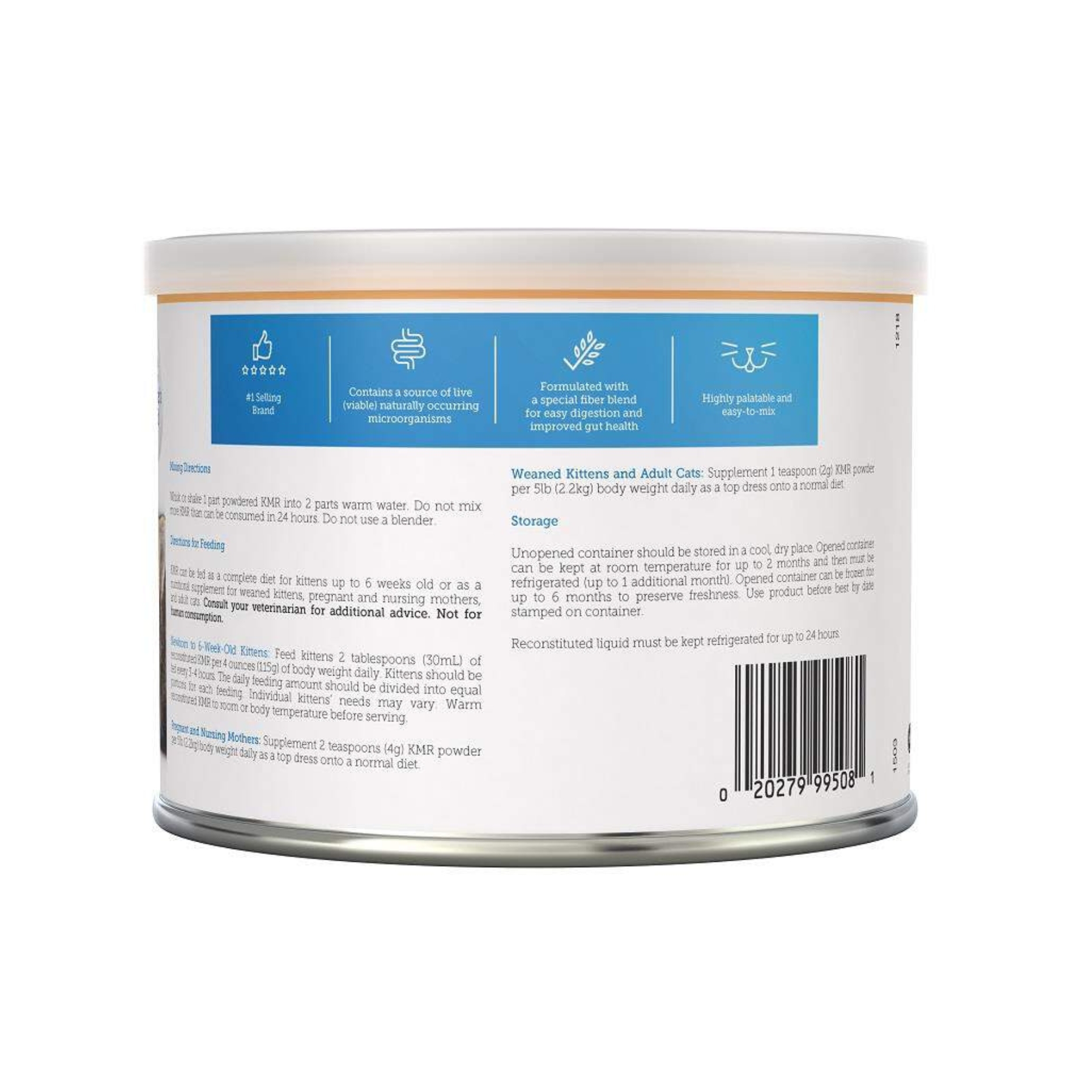 Sữa bột cho mèo sơ sinh KMR 170g