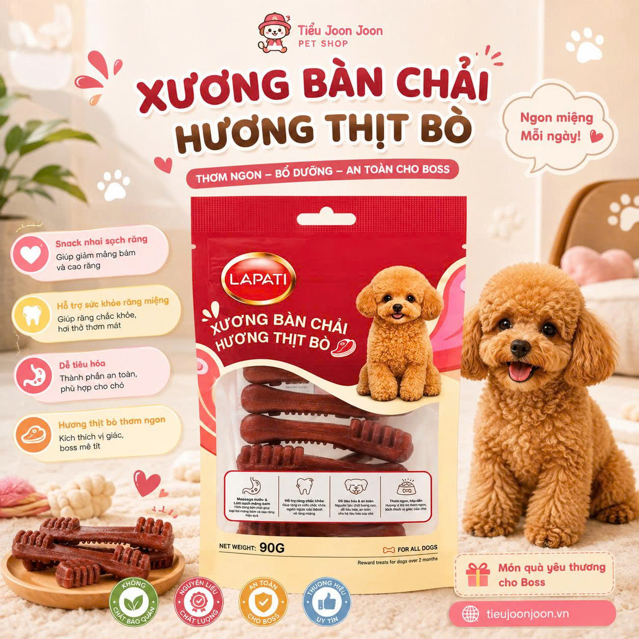 Xương bàn chải LAPATI 90g