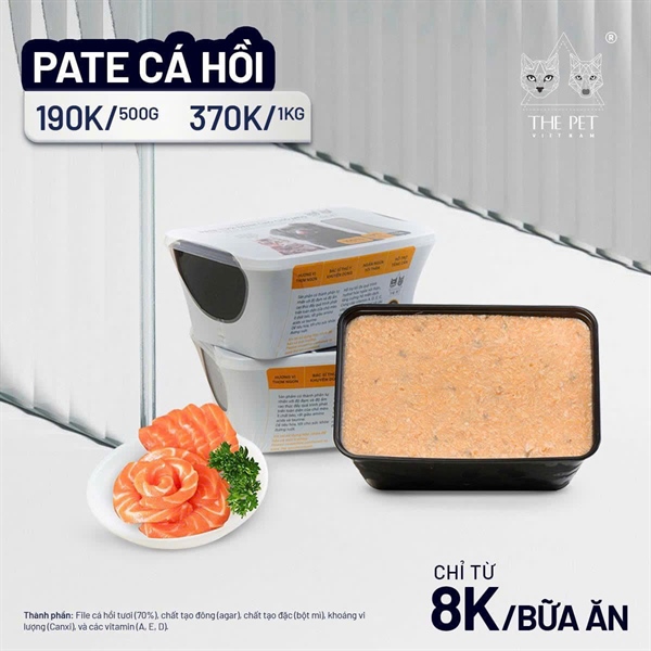 The Pet Pate cá hồi (Salmon) hộp 1kg