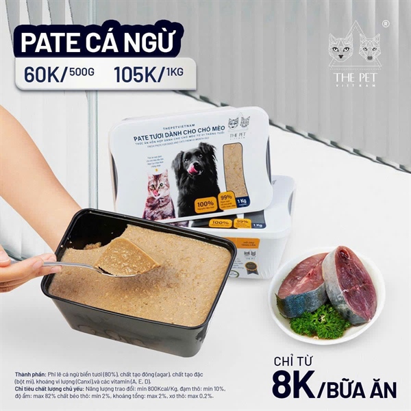 The Pet Pate cá ngừ (Tuna) hộp 1kg