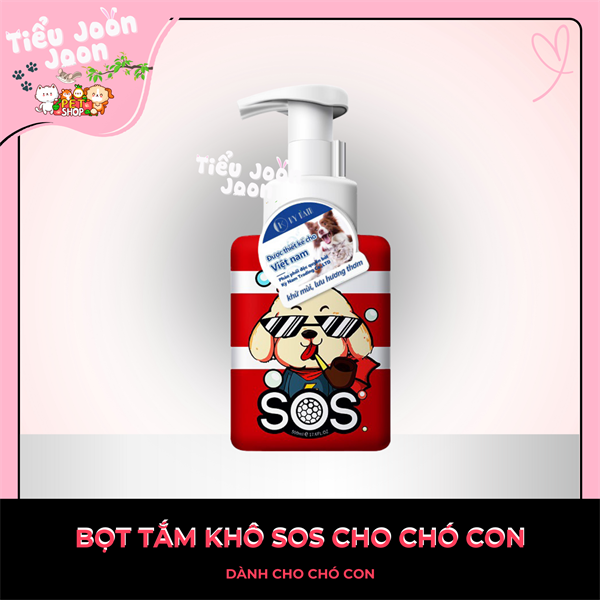 SOS-Bọt tắm khô cho chó 500ml