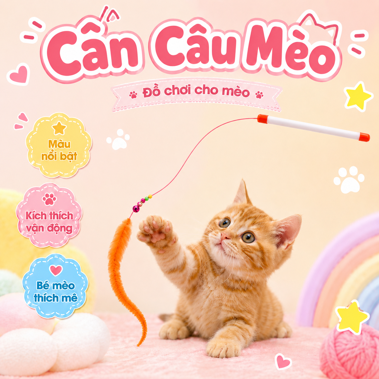 Cần câu mèo Cat Teaser