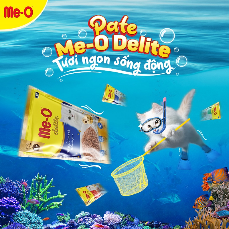 Pate Me-O Delite cho mèo gói 70g