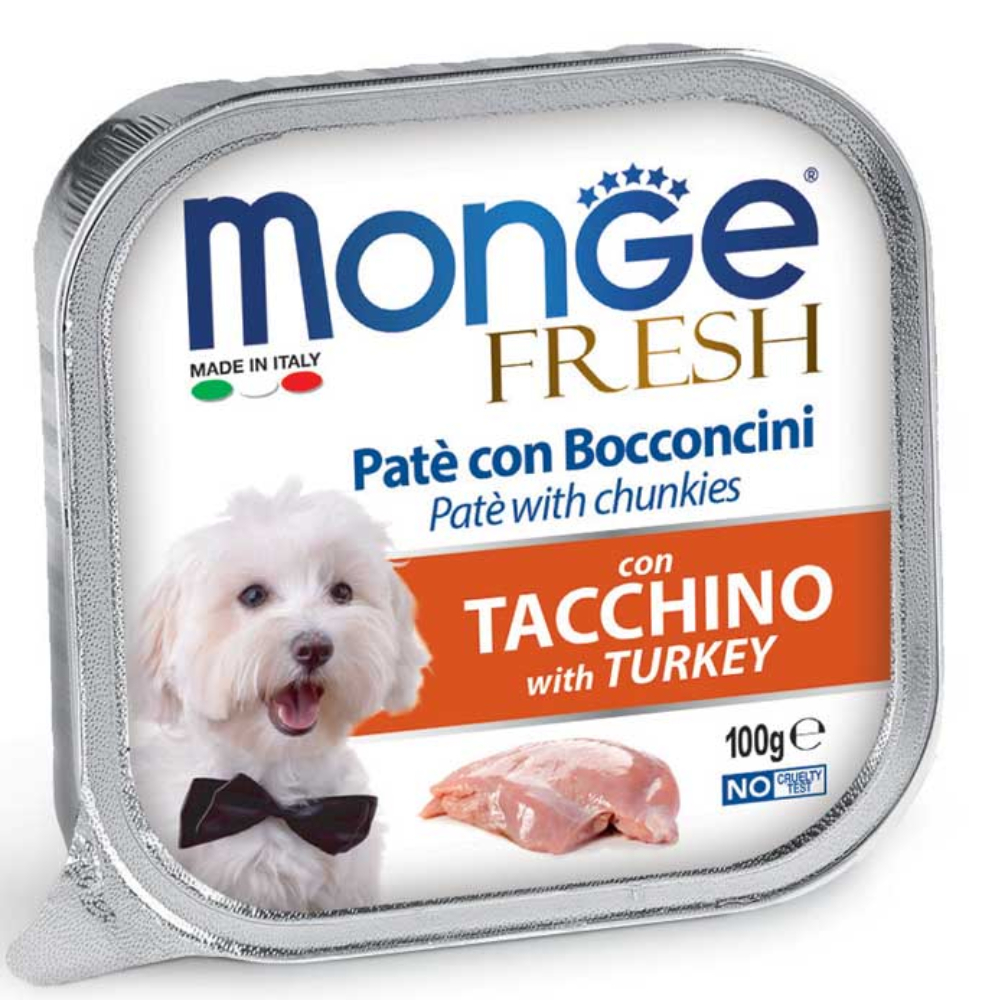 Pate chó cao cấp Ý Monge FRESH hộp 100g