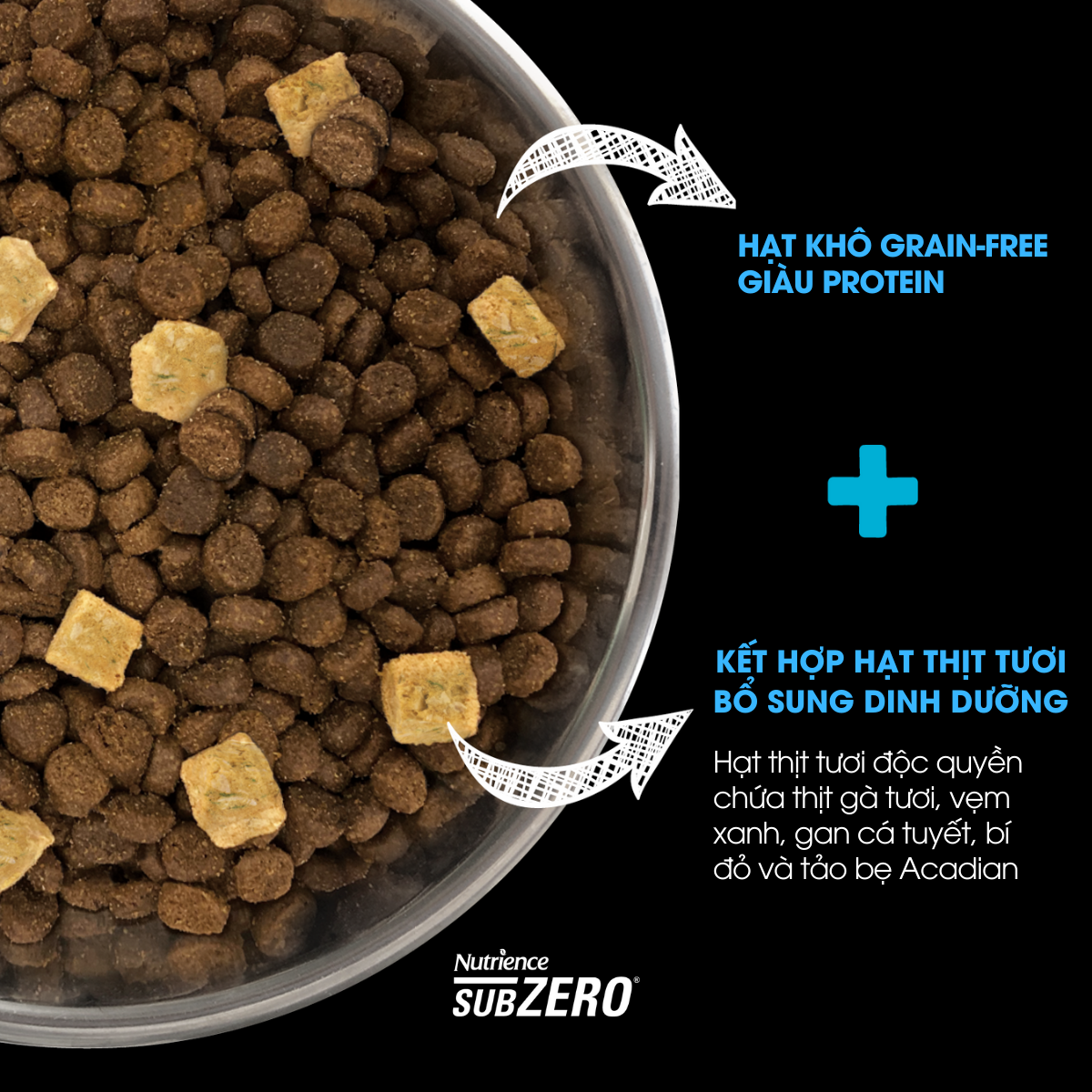 NT Subzero cho Mèo - Cá biển cao cấp và rau củ quả tự nhiên (Cho mọi giống mèo ở mọi lứa tuổi) - NEW LOOK