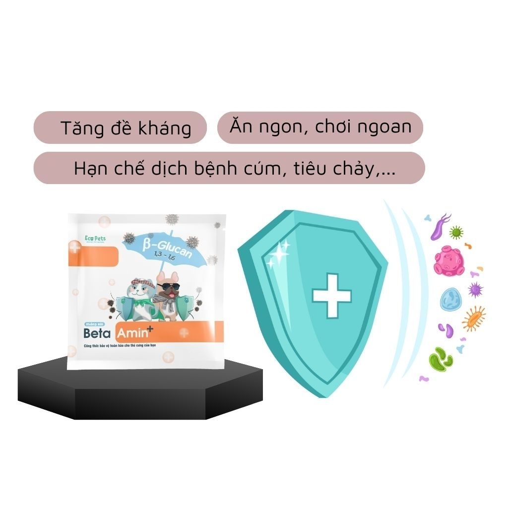 Bột dinh dưỡng Ecopets BETA AMIN 5G