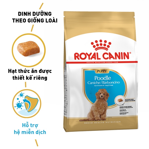 Thức ăn hạt cho chó Royal Canin - Poodle Puppy 1,5kg