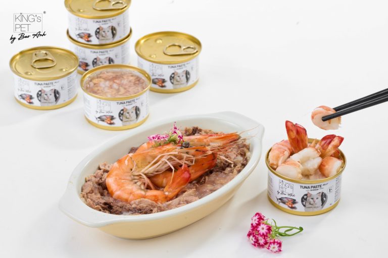 PATE LON CÁ NGỪ JELLY TOPPING TÔM KING'S PET BY BAO ANH 85G