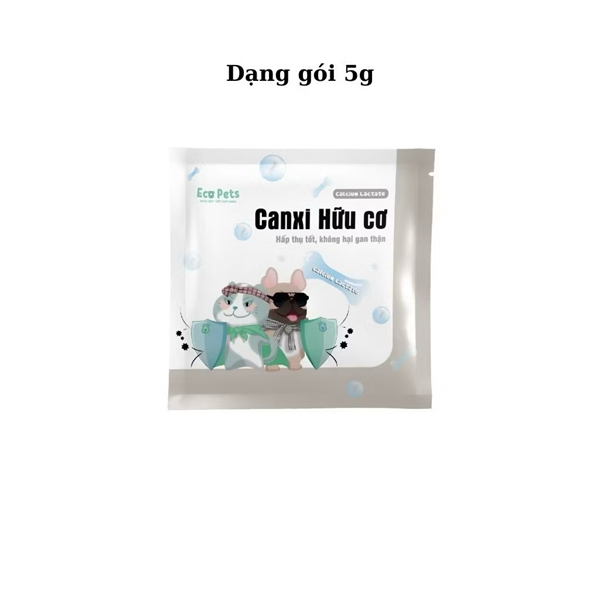 Bột CANXI HỮU CƠ Ecopets 5G