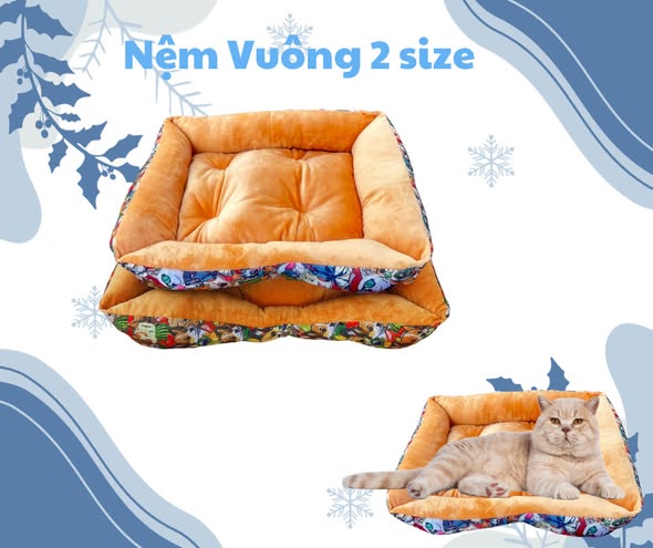 Nệm vuông size 2 (55*45)