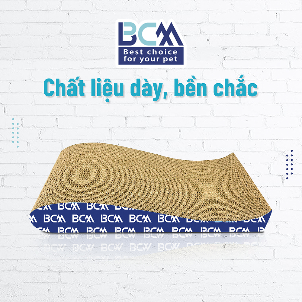 Bàn cào móng hình sóng cho Mèo BCM PET