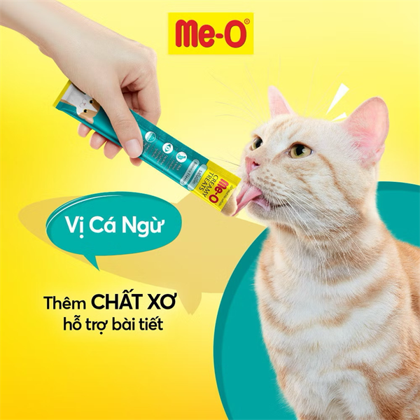 Súp thưởng mèo Me-O Creamy Treats Happy Time