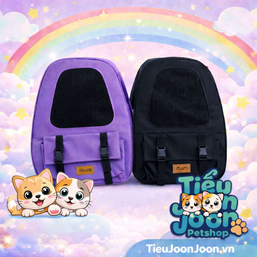 Balo vận chuyển chó mèo mặt lưới T&D