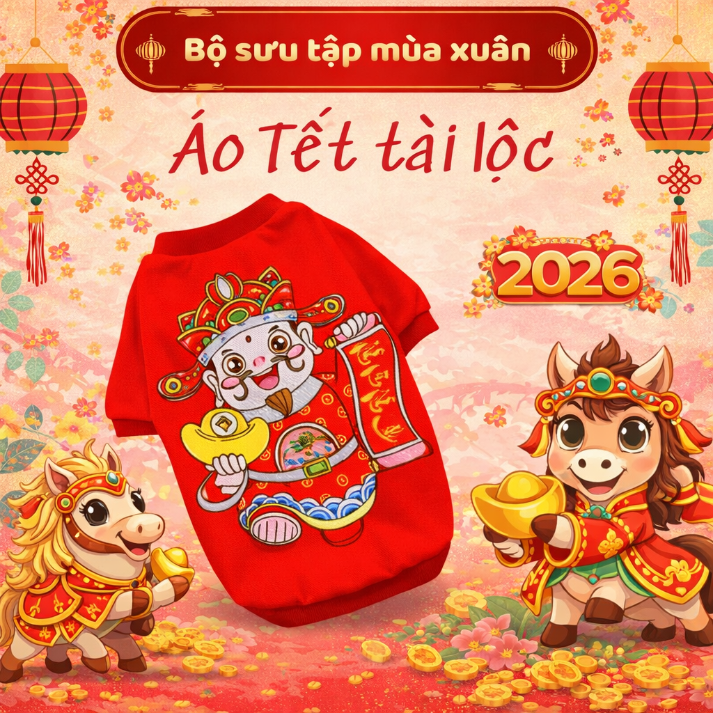 Áo tết tài lộc HOÀNG KHIÊM